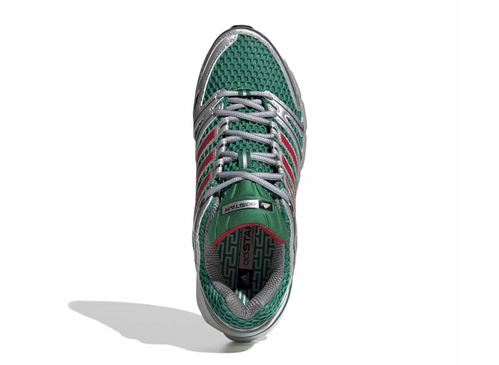 Adidas Adistar Control 5 in Bold Green / Better Scarlet - Image 4