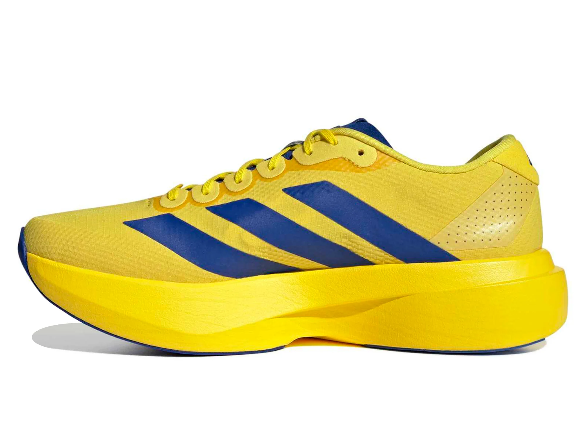 Adidas Adizero EVO SL Woven in Yellow / Team Royal Blue - Image 3