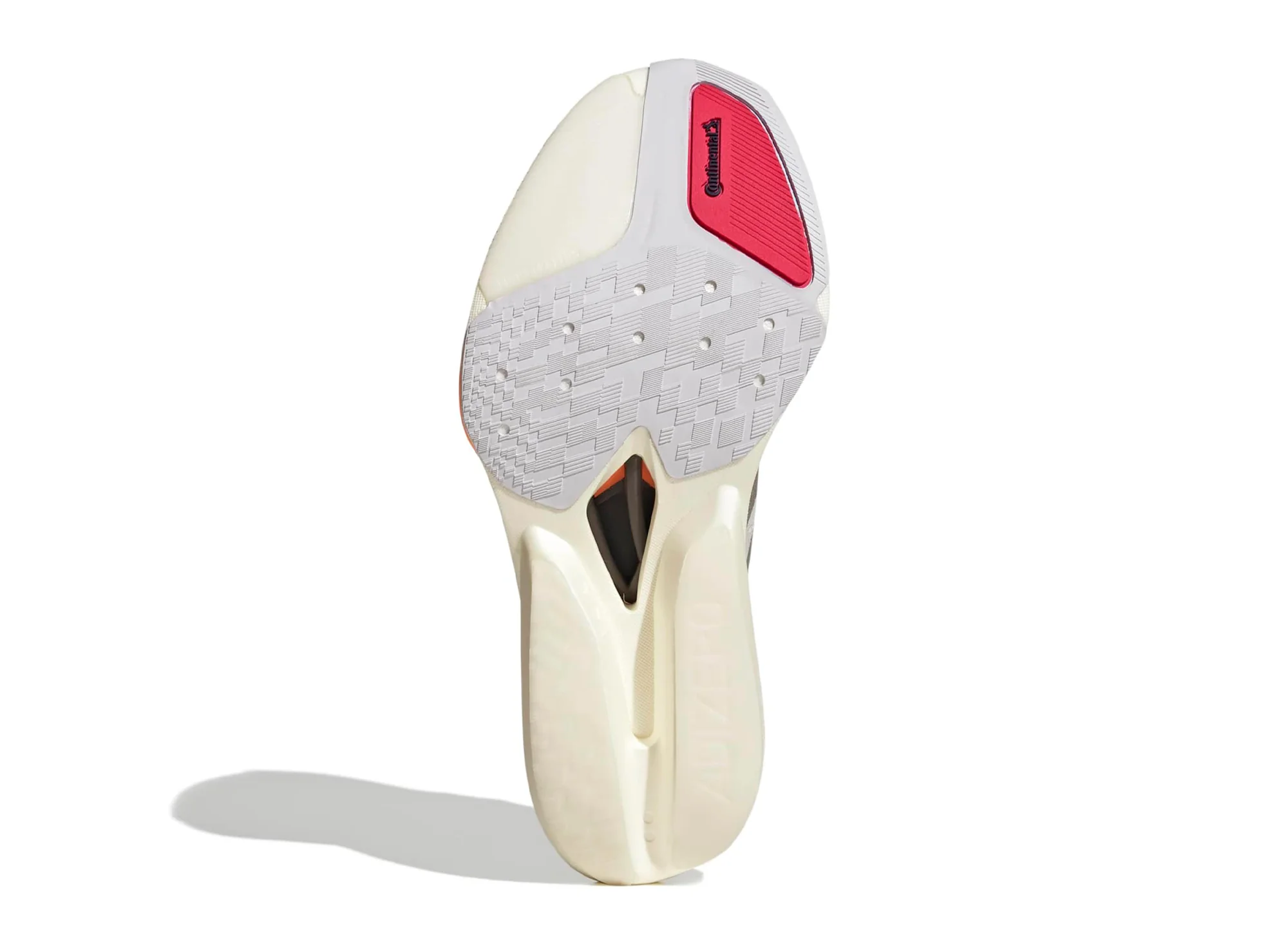 Adidas Adizero Prime X3 Strung in Footwear White / Lucid Red - Image 5