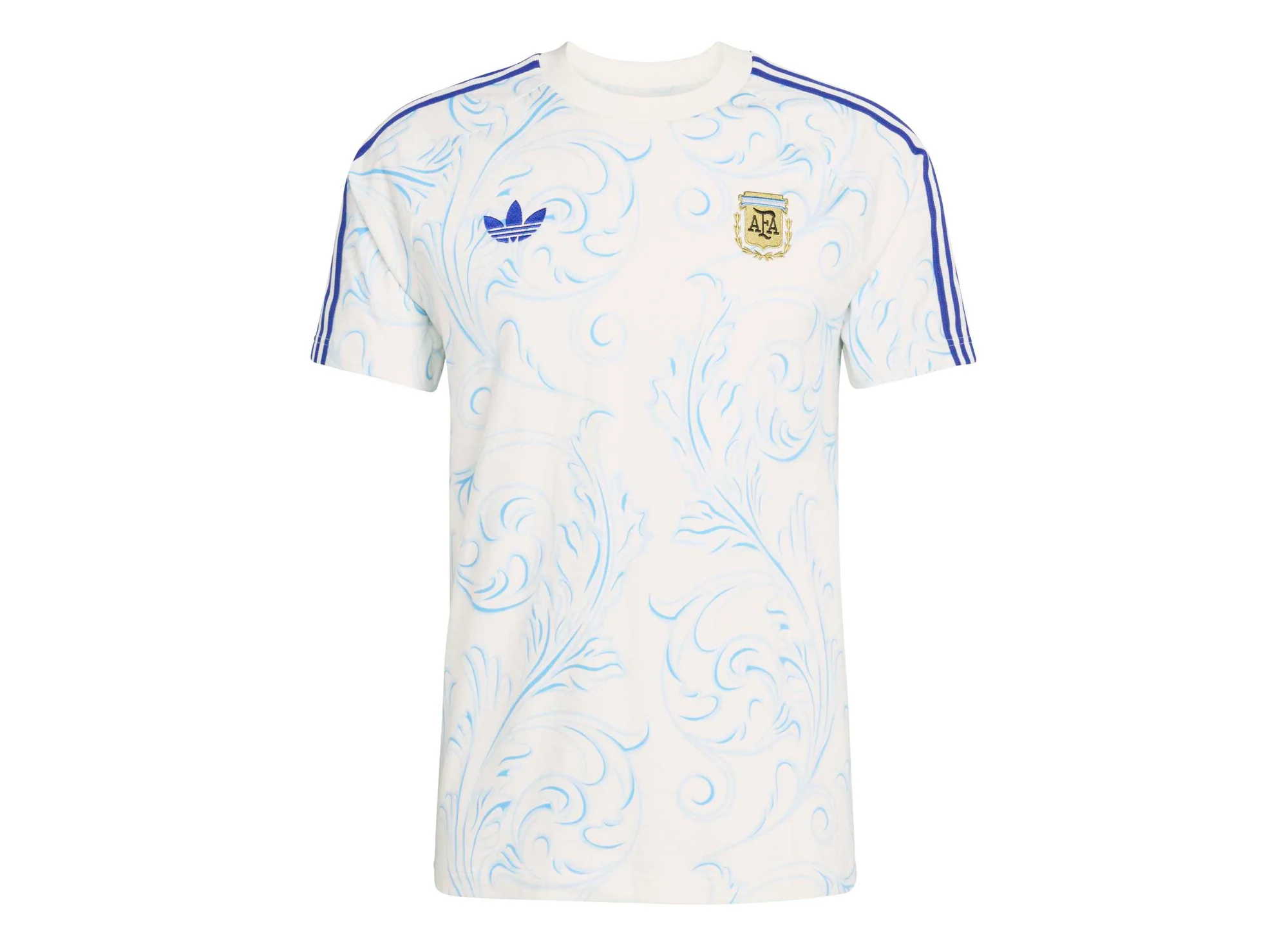 Adidas Argentina OG Tee AOP in Off White - Image 4