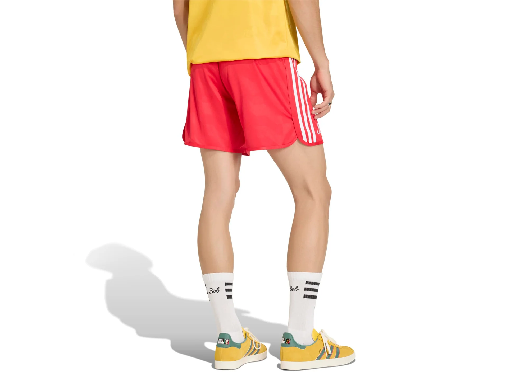 Adidas "Bob Marley" OG Short in Pure Ruby - Image 3