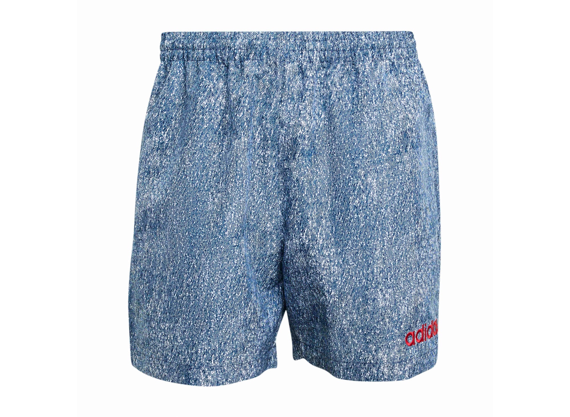 Adidas Denim Graphic Shorts - Image 6