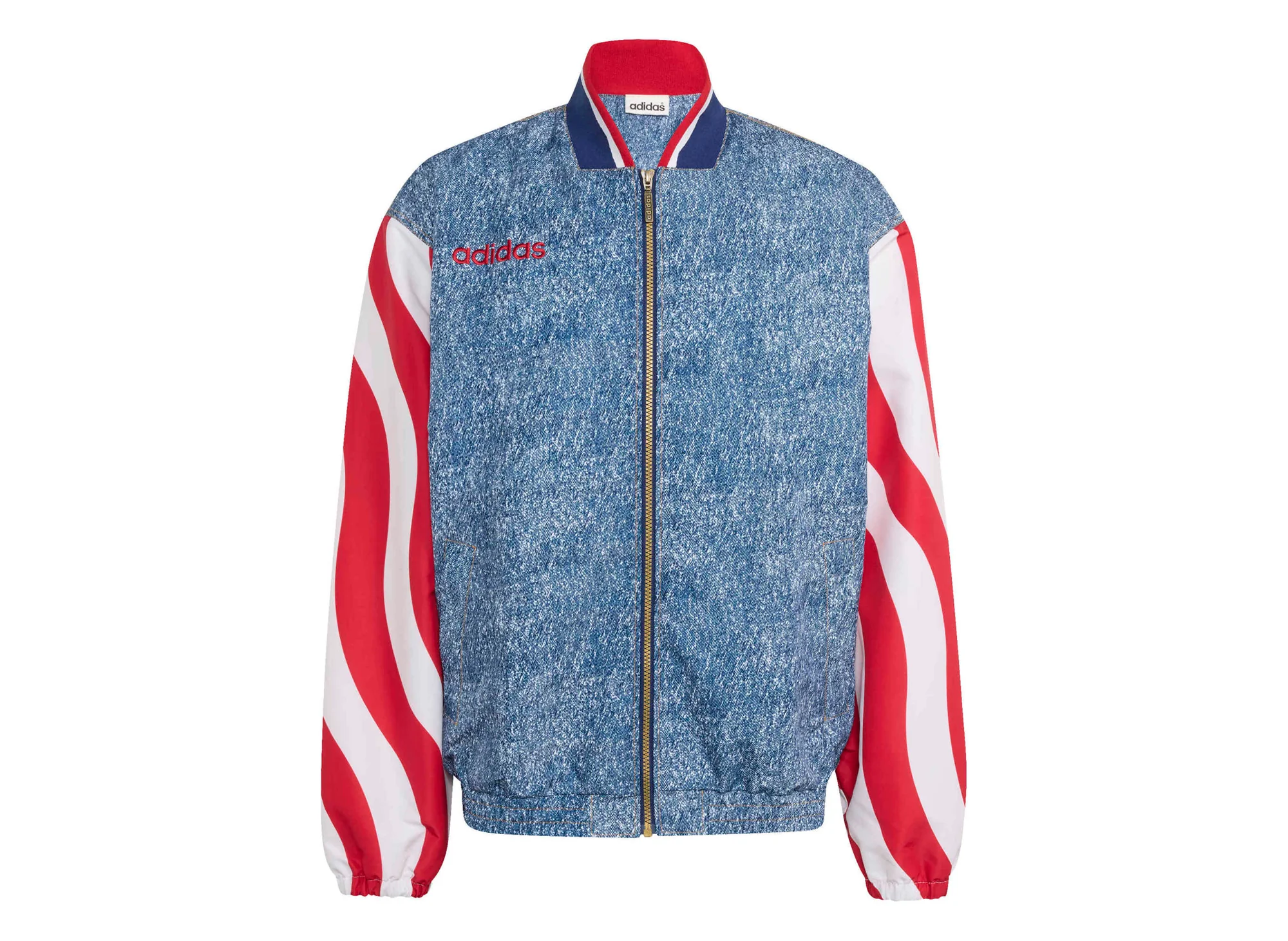 Adidas Denim Graphic Track Top - Image 6