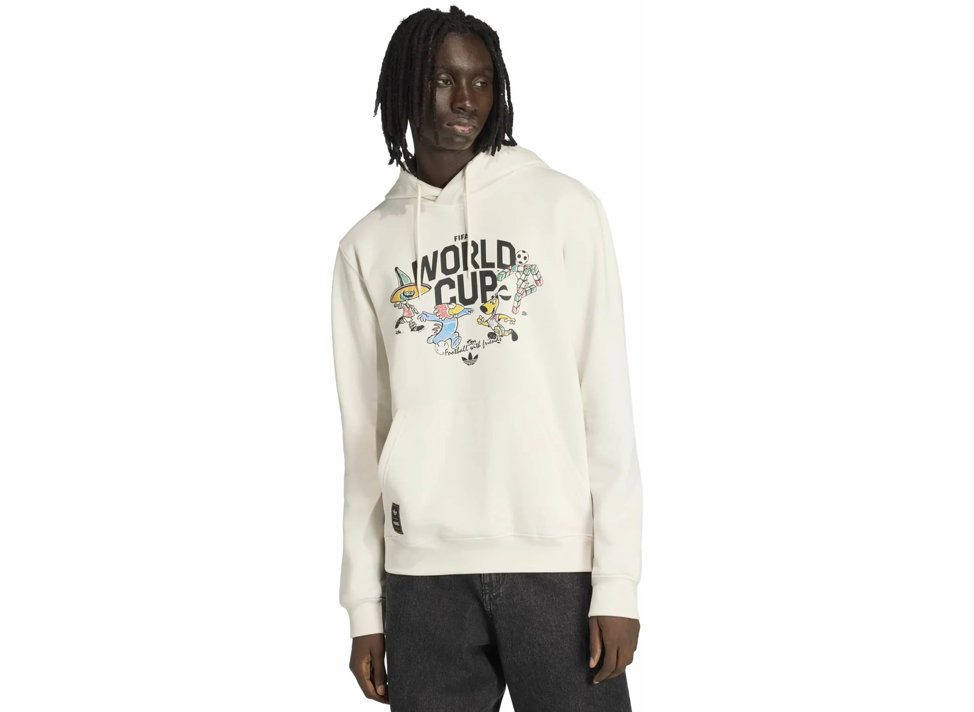 Adidas FIFA World Cup 26 Mascot Sweatshirt All in Cloud White - Image 2