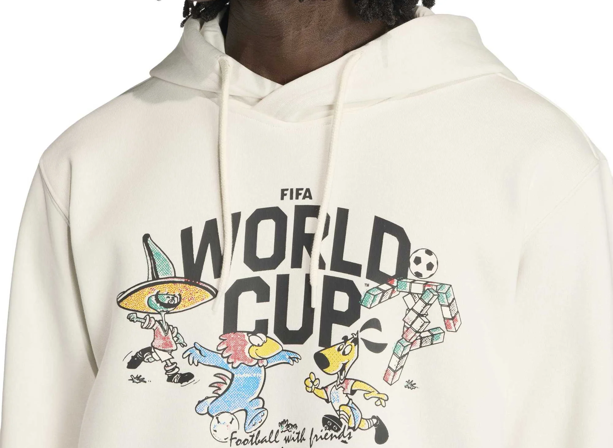 Adidas FIFA World Cup 26 Mascot Sweatshirt All in Cloud White - Image 5