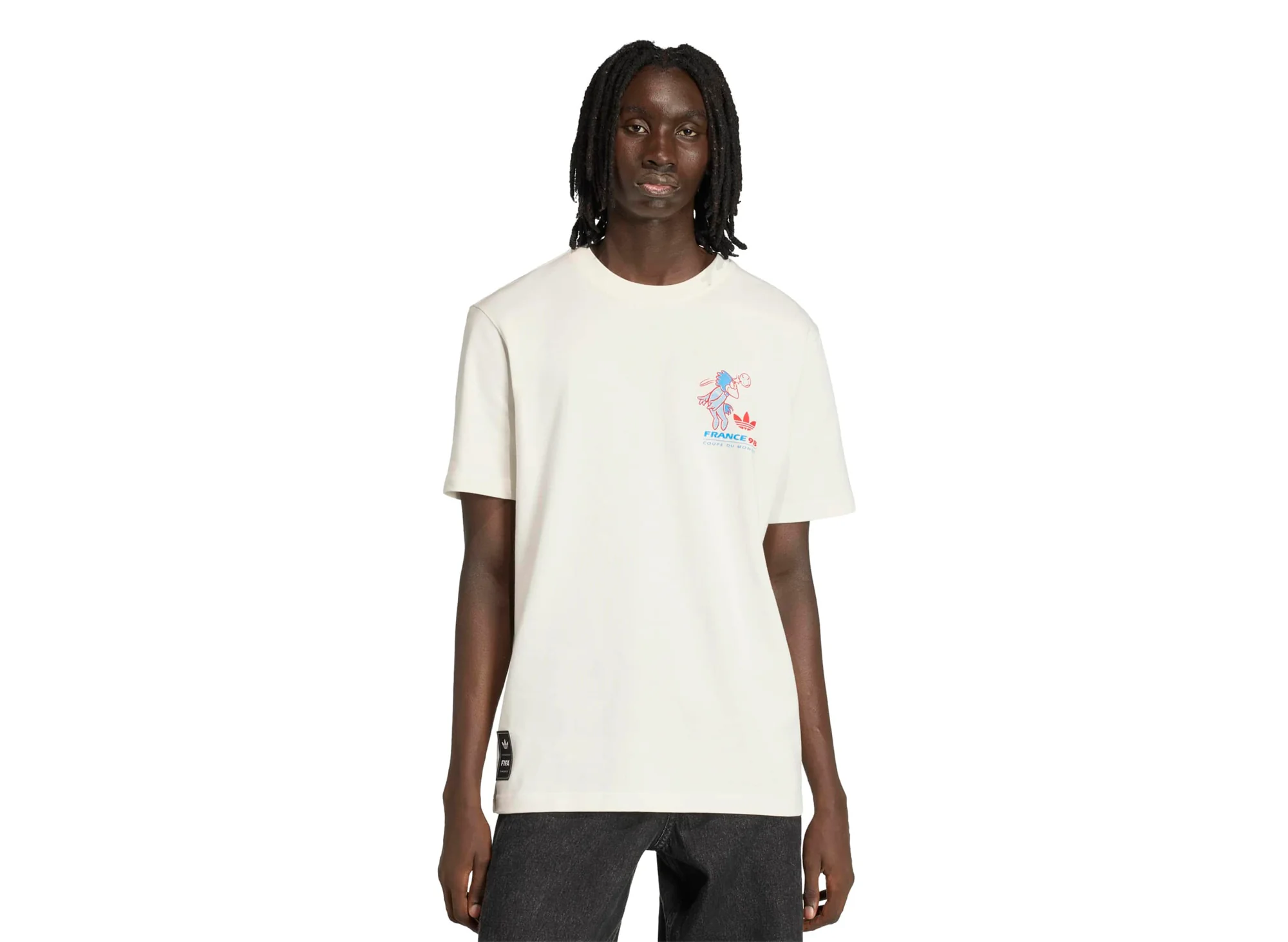 Adidas FIFA World Cup 26 Mascot Tee Footix in Cloud White - Image 2