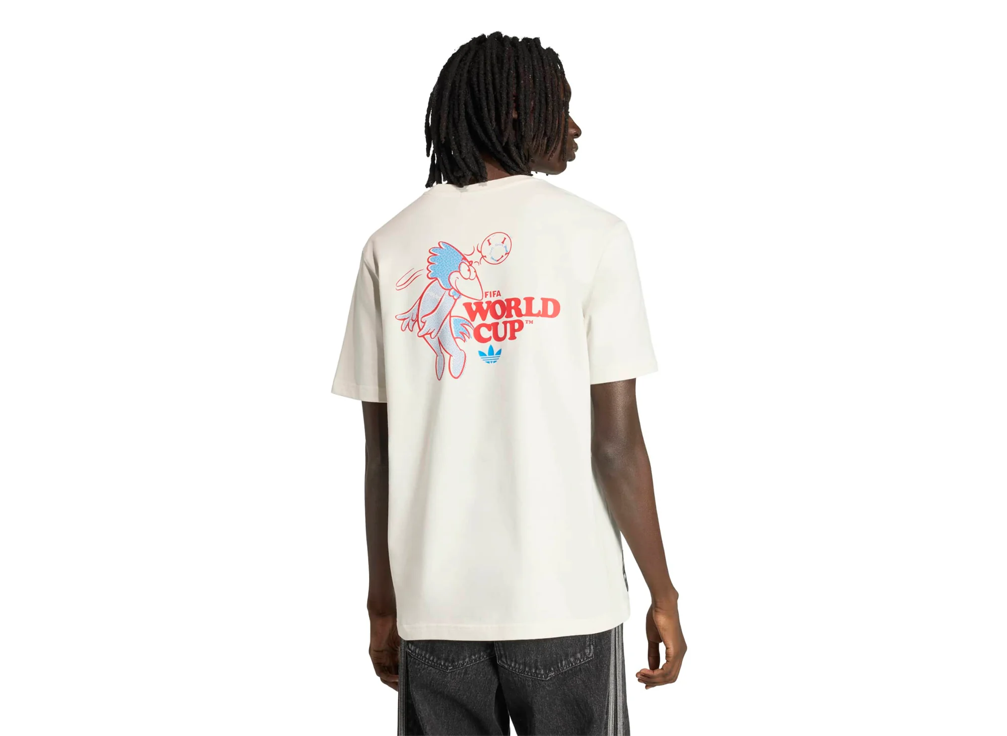 Adidas FIFA World Cup 26 Mascot Tee Footix in Cloud White - Image 3