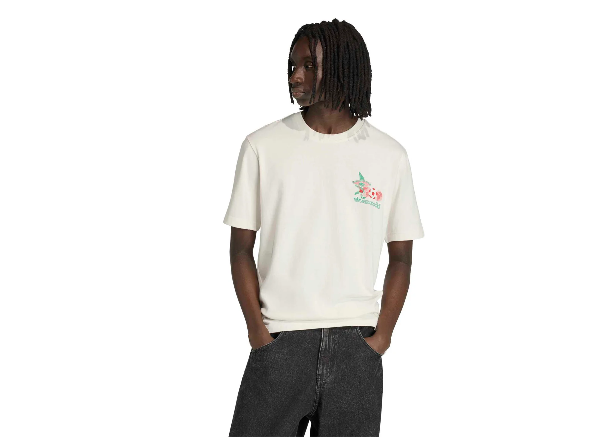 Adidas FIFA World Cup 26 Mascot Tee Pique in Cloud White - Image 2