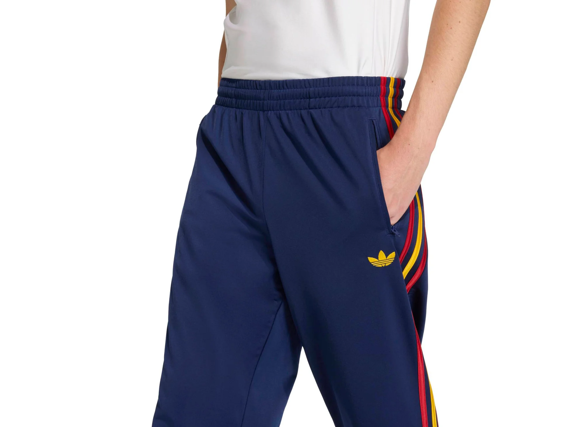 Adidas Firebird Track Pants in 'Dark Blue' - Image 2