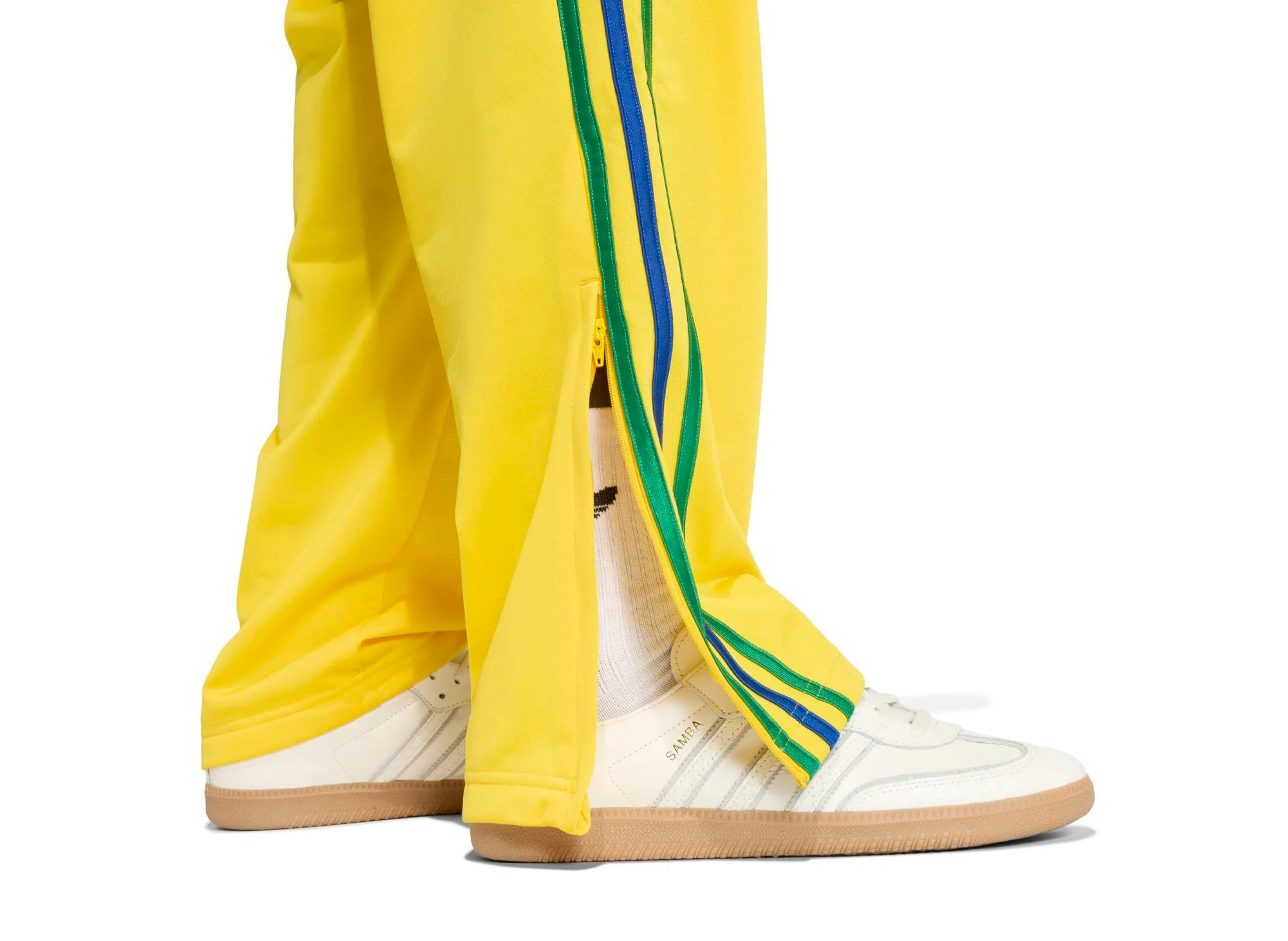 Adidas Firebird Track Pants in 'EQT Yellow' - Image 3