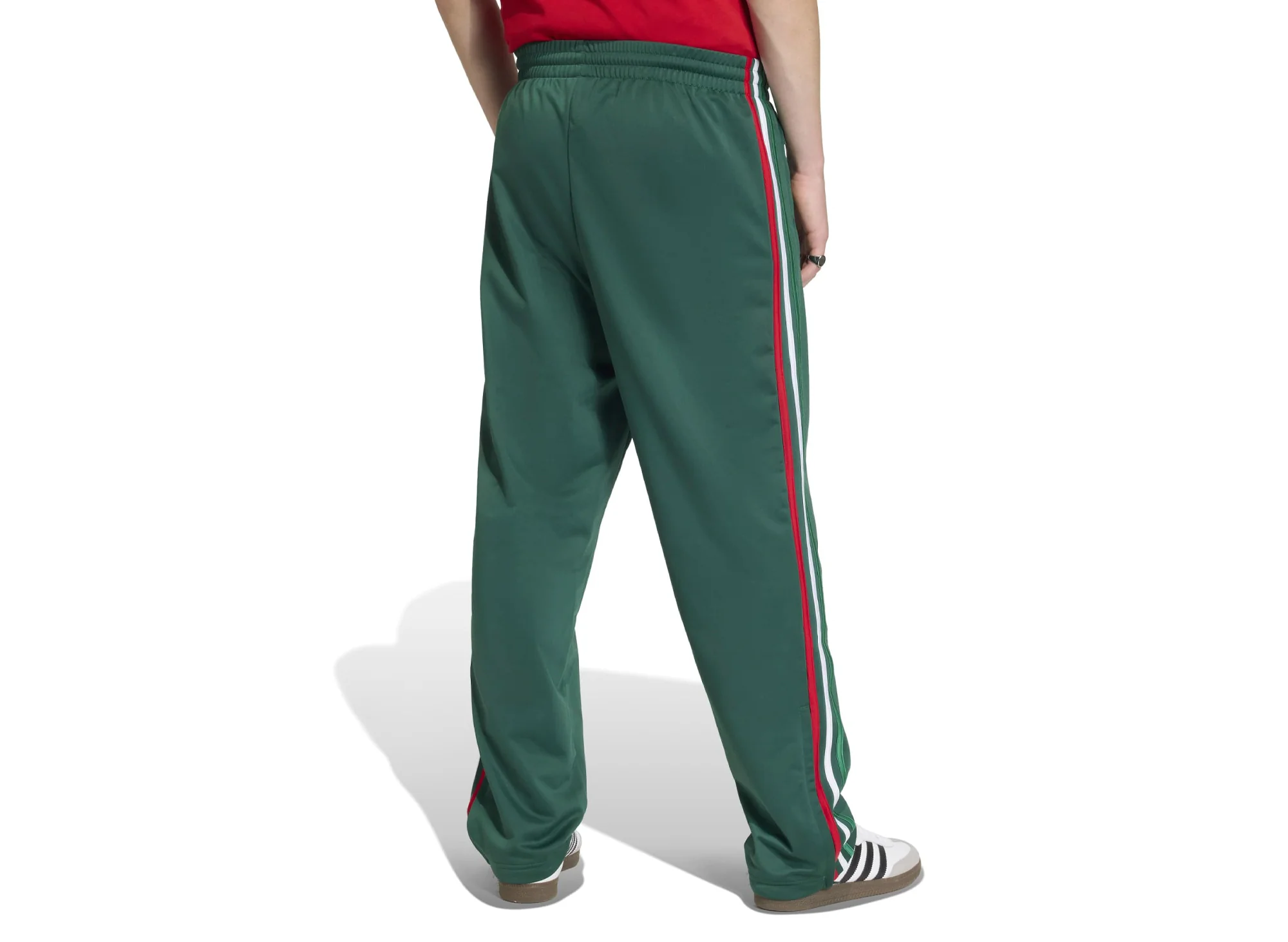 Adidas Firebird Track Pants in 'Team Dark Green' - Image 2