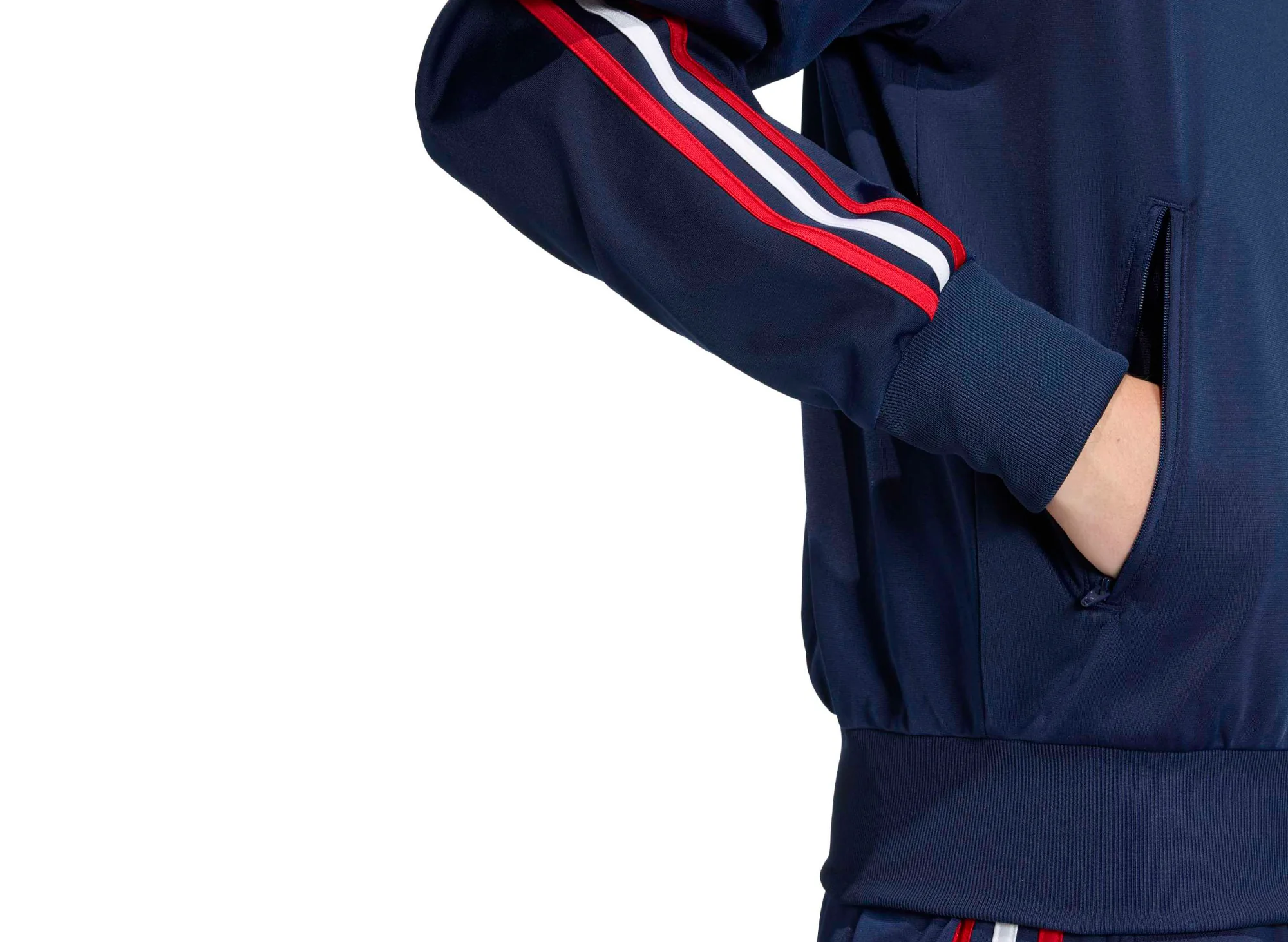 Adidas Firebird Track Top in 'Night Indigo' - Image 2