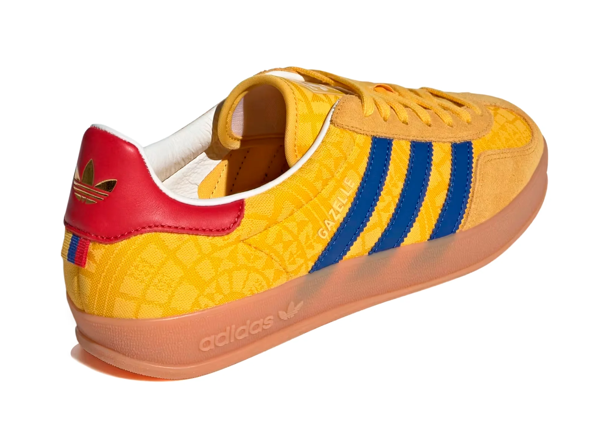 Adidas Gazelle Indoor Bringback Pack 'Colombia' in Bold Gold / Power Blue - Image 2