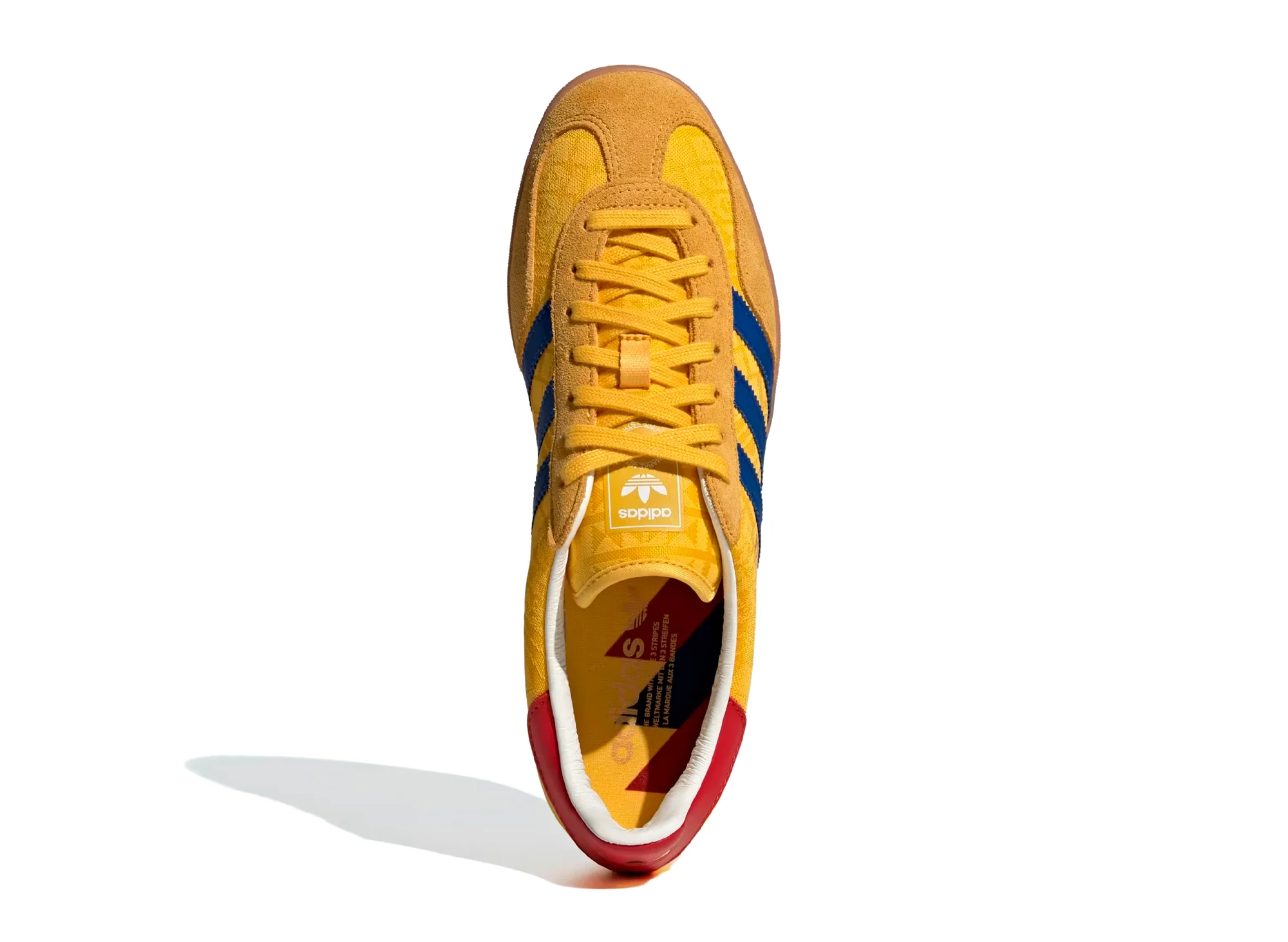 Adidas Gazelle Indoor Bringback Pack 'Colombia' in Bold Gold / Power Blue - Image 4