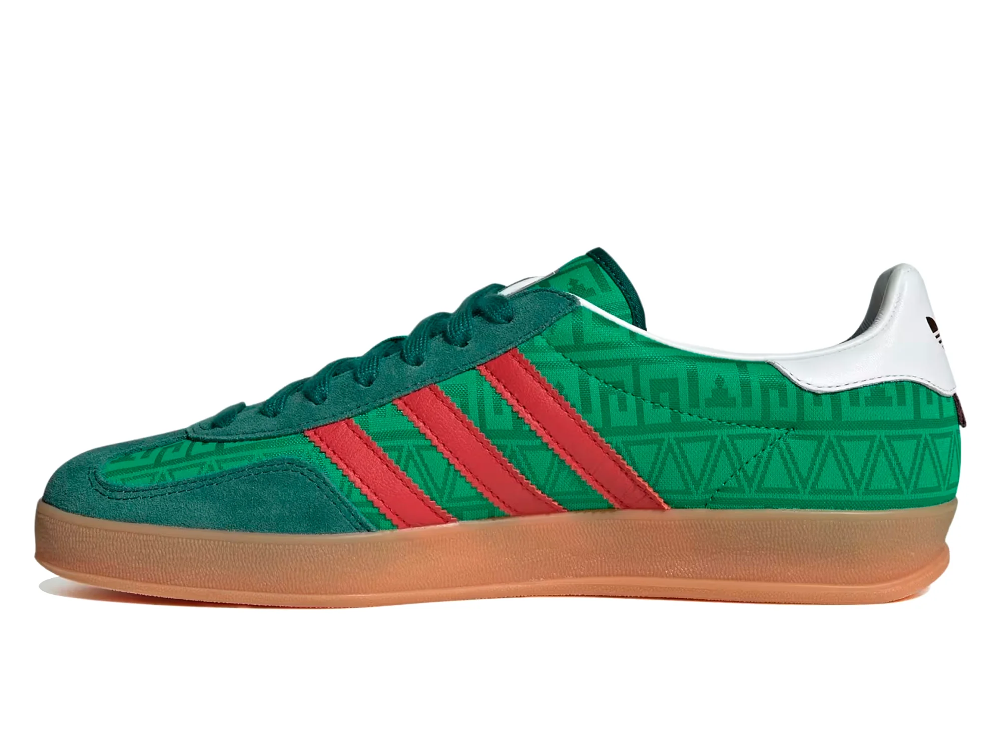 Adidas Gazelle Indoor Bringback Pack 'Mexico' in Green / Better Scarlet - Image 3