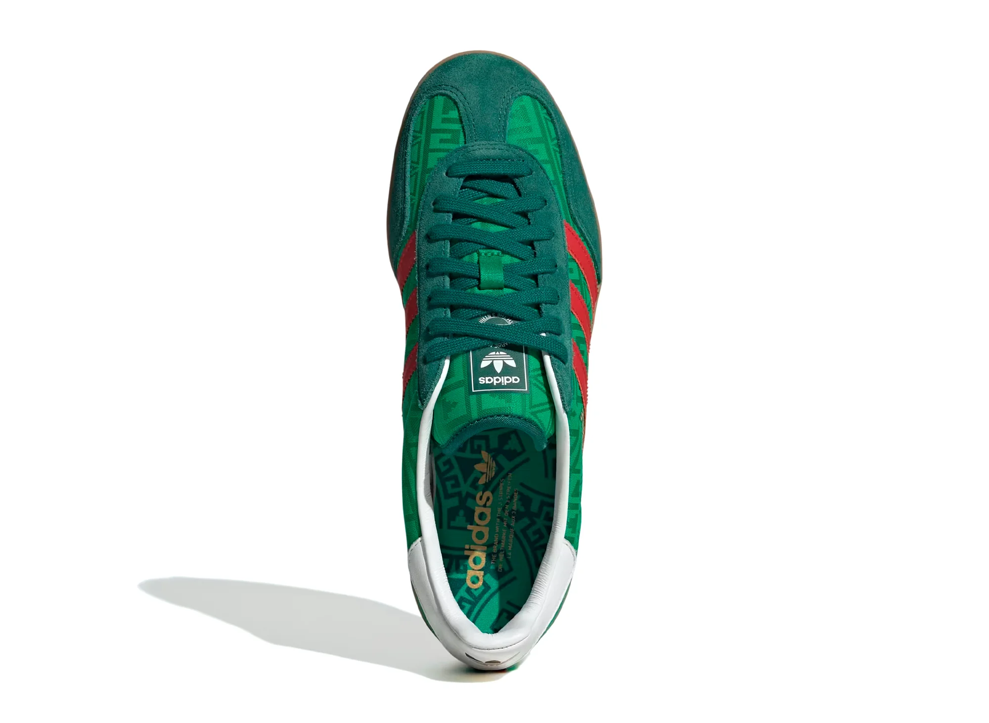 Adidas Gazelle Indoor Bringback Pack 'Mexico' in Green / Better Scarlet - Image 4