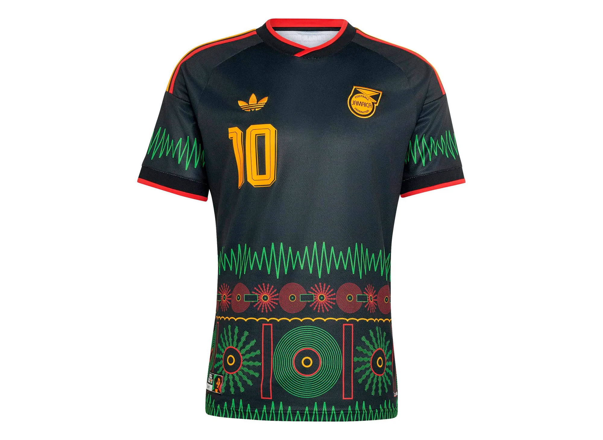 Adidas Jamaica 26 x Bob Marley #10 Away Jersey - Image 4
