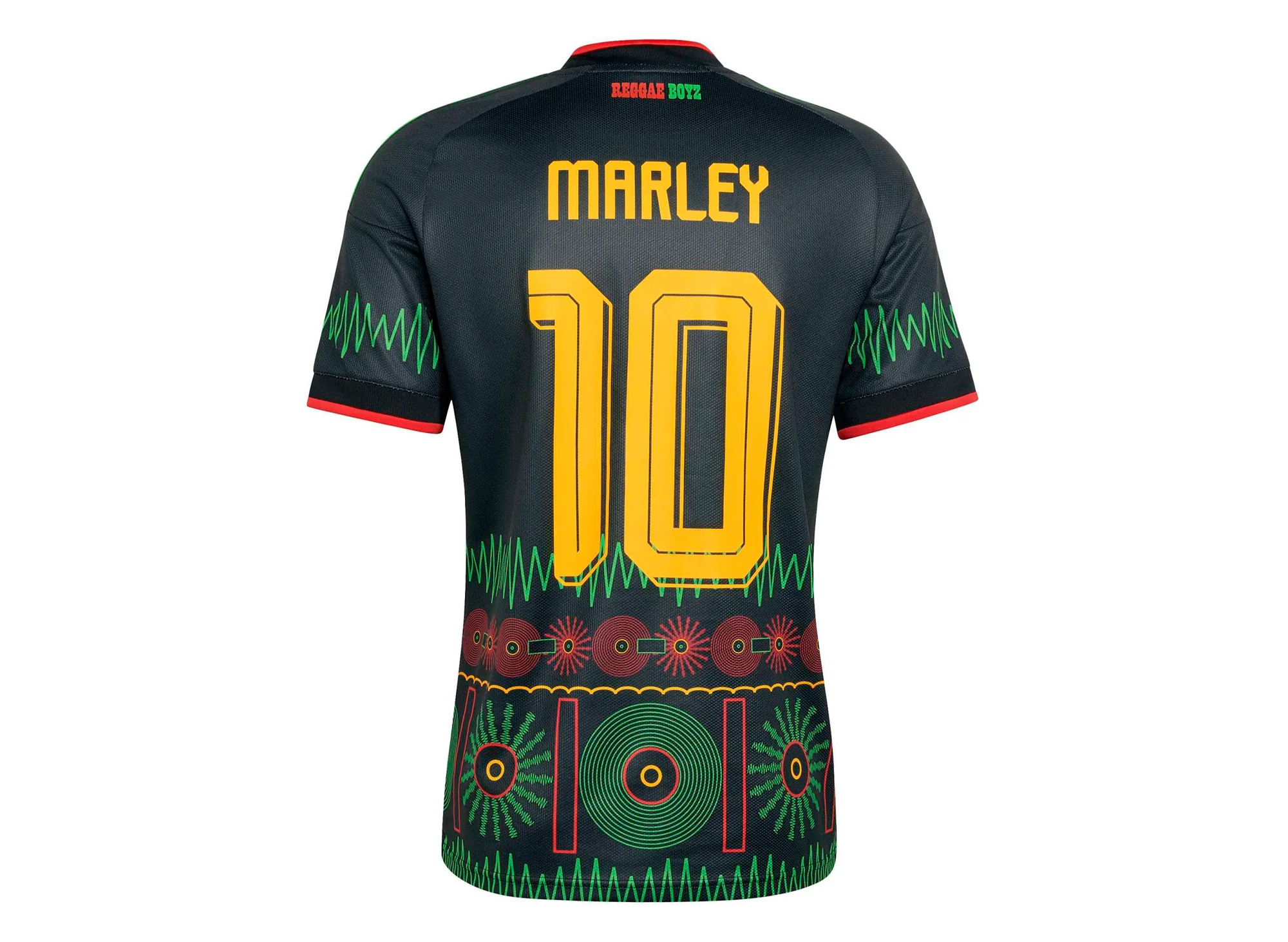Adidas Jamaica 26 x Bob Marley #10 Away Jersey - Image 5