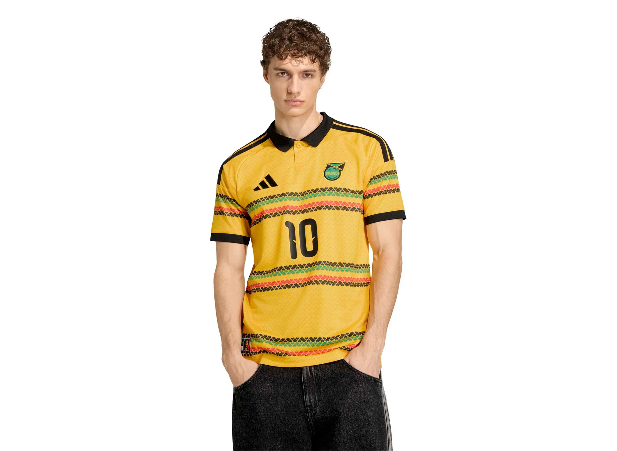 Adidas Jamaica 26 x Bob Marley #10 Home Jersey - Image 2