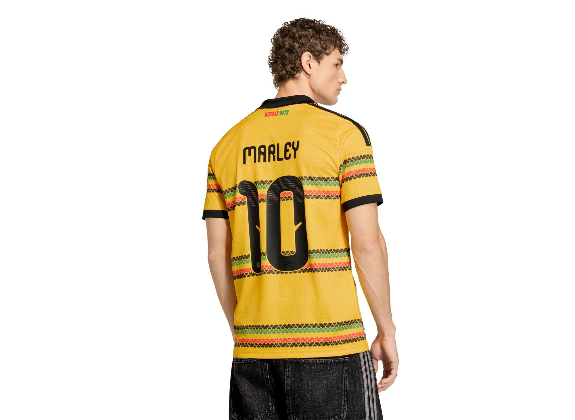 Adidas Jamaica 26 x Bob Marley #10 Home Jersey - Image 3