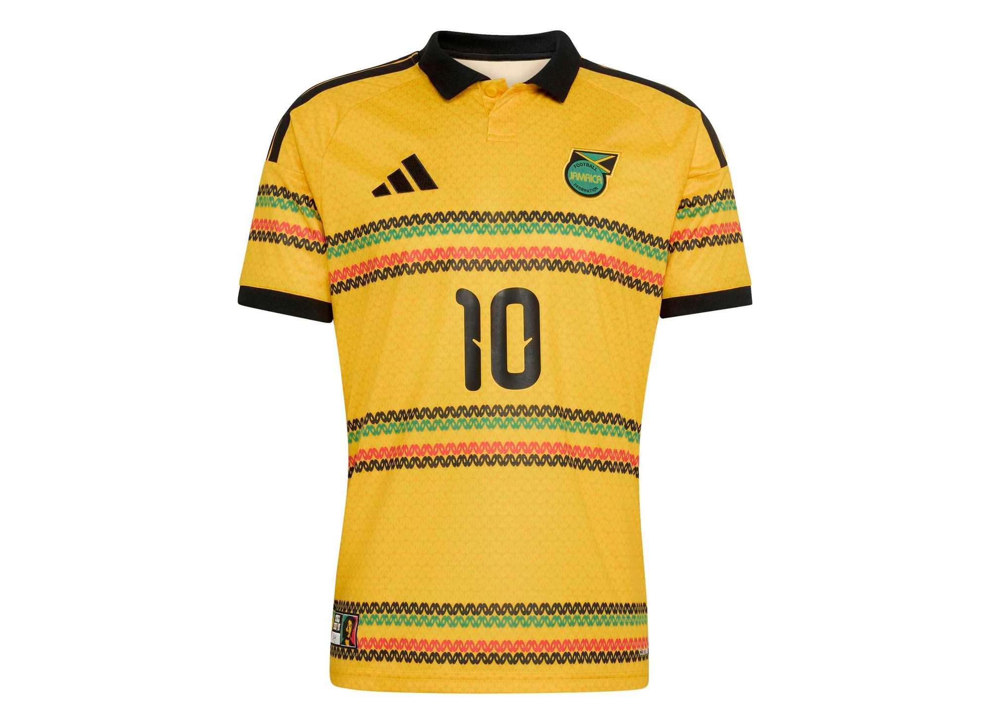 Adidas Jamaica 26 x Bob Marley #10 Home Jersey - Image 4