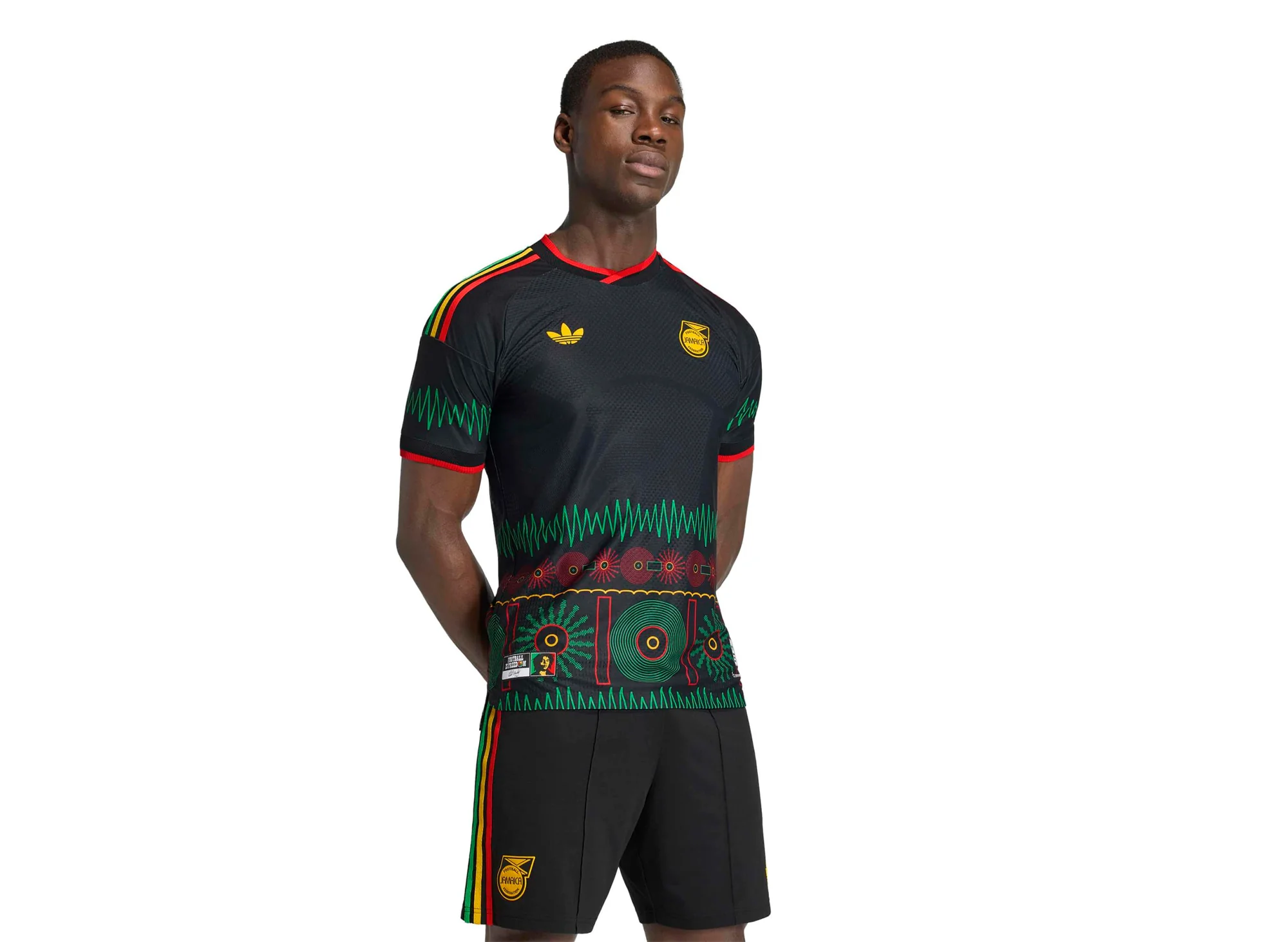 Adidas Jamaica 26 x Bob Marley Away Authentic Jersey - Image 2