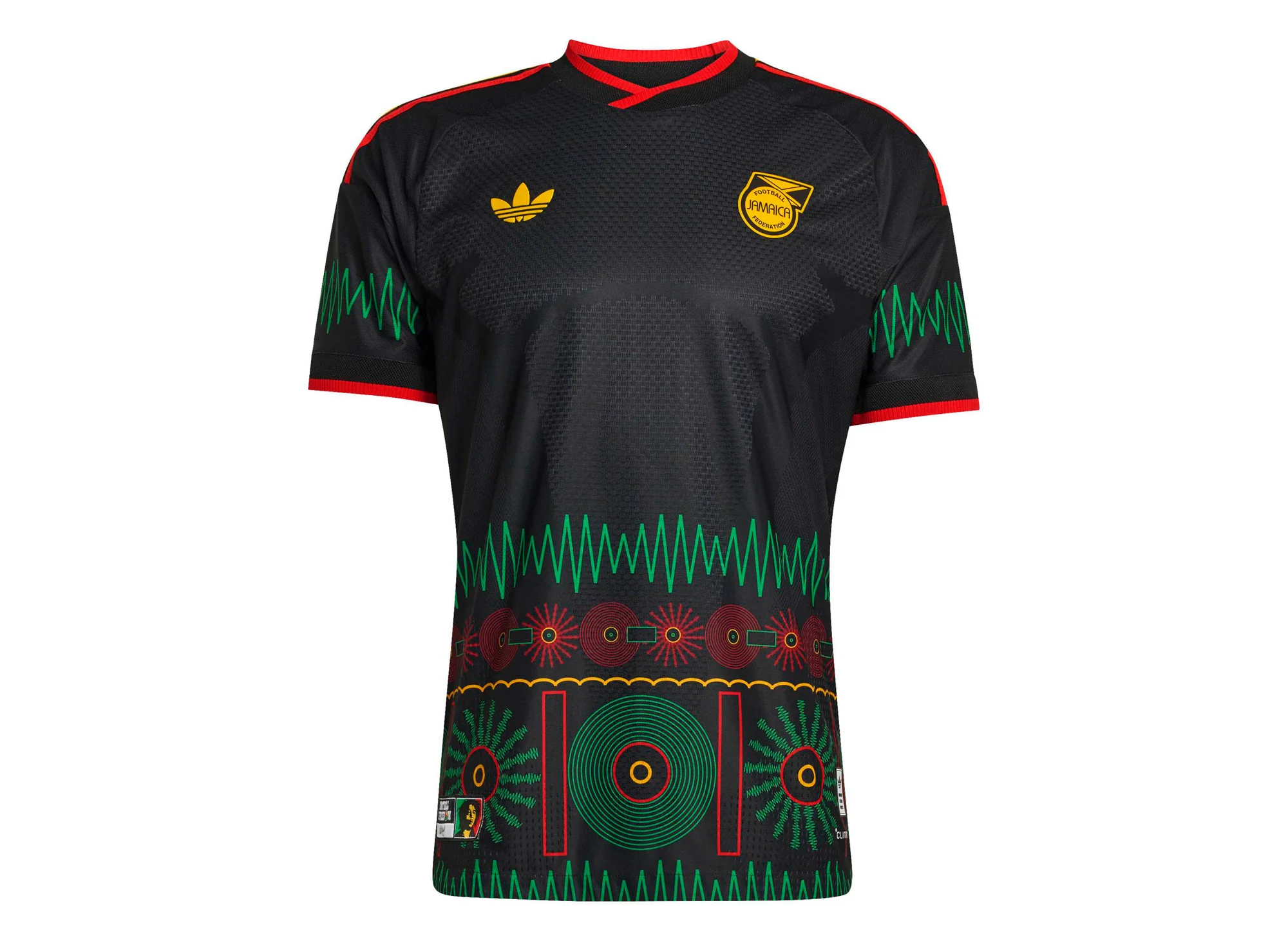 Adidas Jamaica 26 x Bob Marley Away Authentic Jersey - Image 4