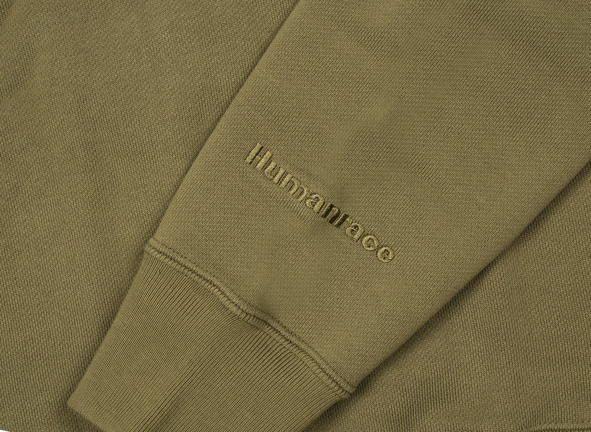 Adidas Pharrell Williams Basics Crewneck in Olive - Image 2
