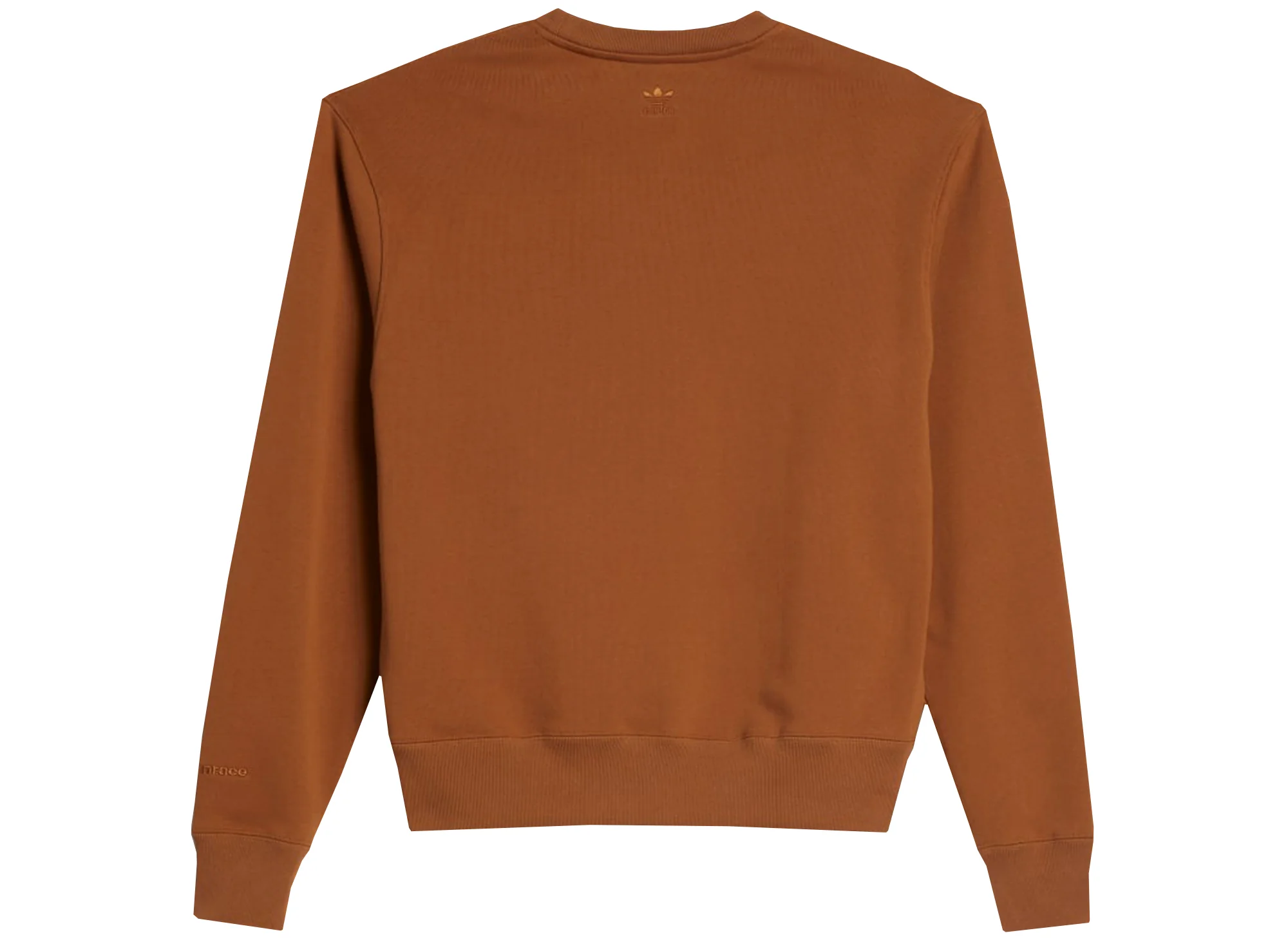 Adidas Pharrell Williams Humanrace Basics Crewneck in Wild Brown - Image 2
