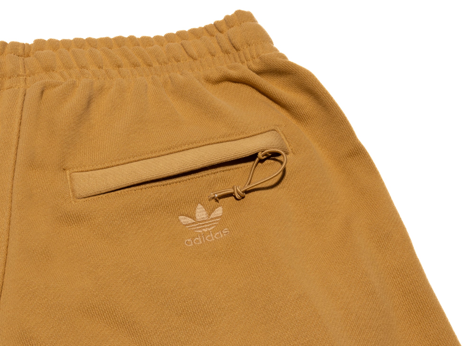 Adidas Pharrell Williams Basics Shorts in Gold - Image 3
