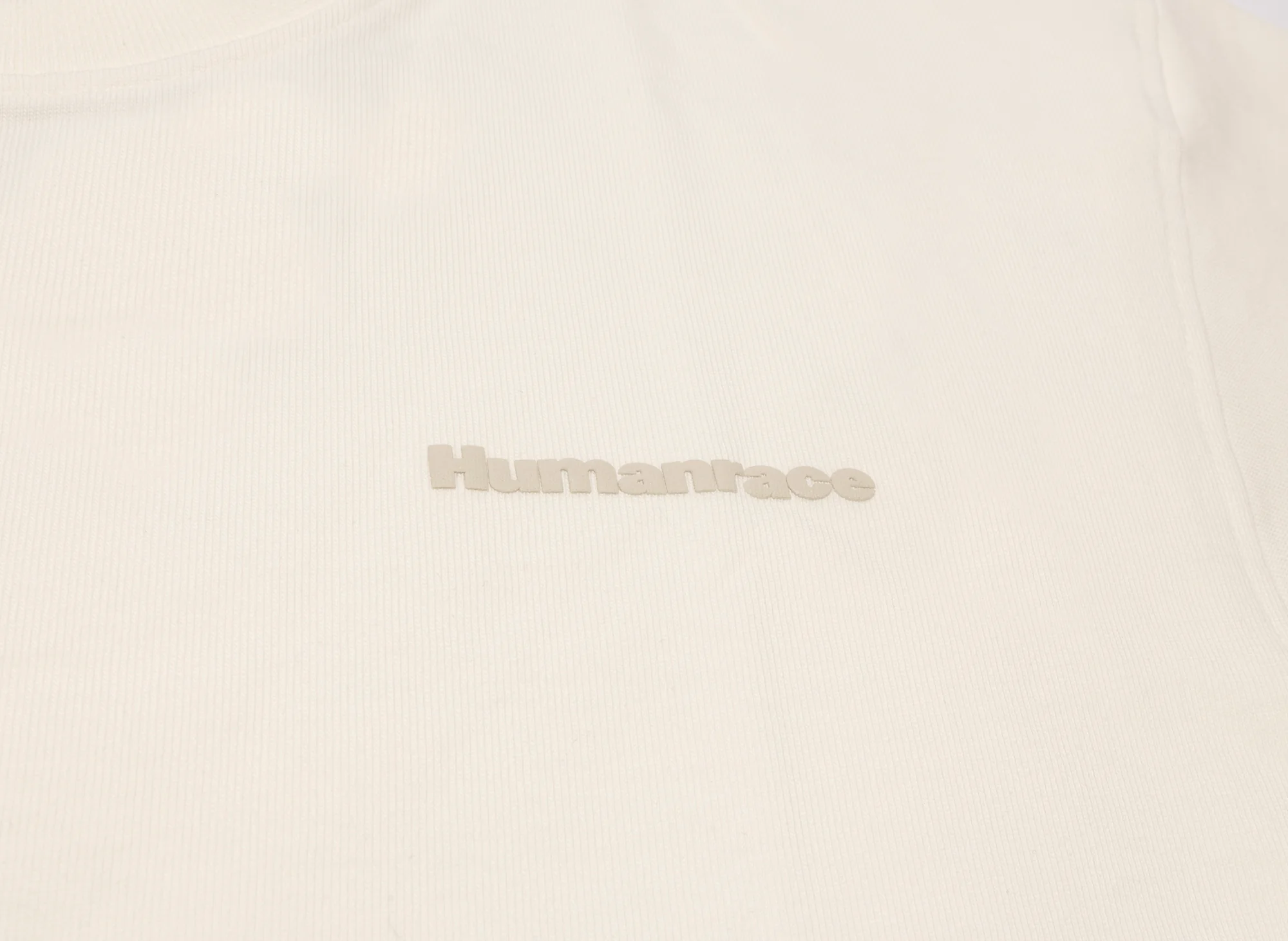 Adidas Pharrell Williams Basics Tee in Off White - Image 2