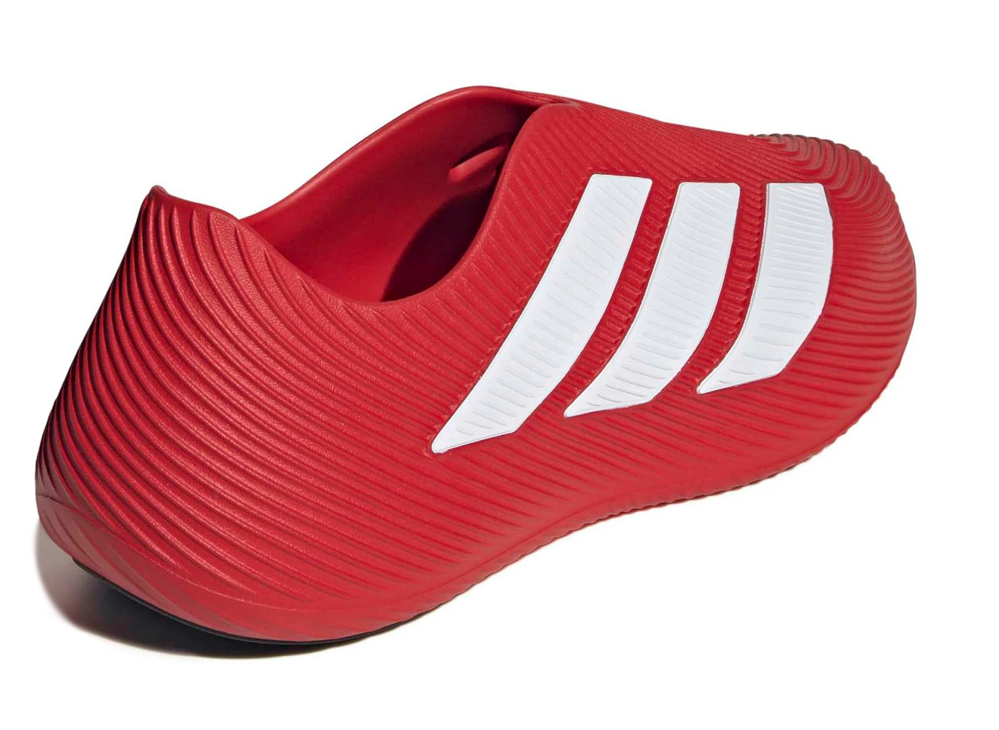 Adidas Purechill Slides in Better Scarlet / White - Image 2