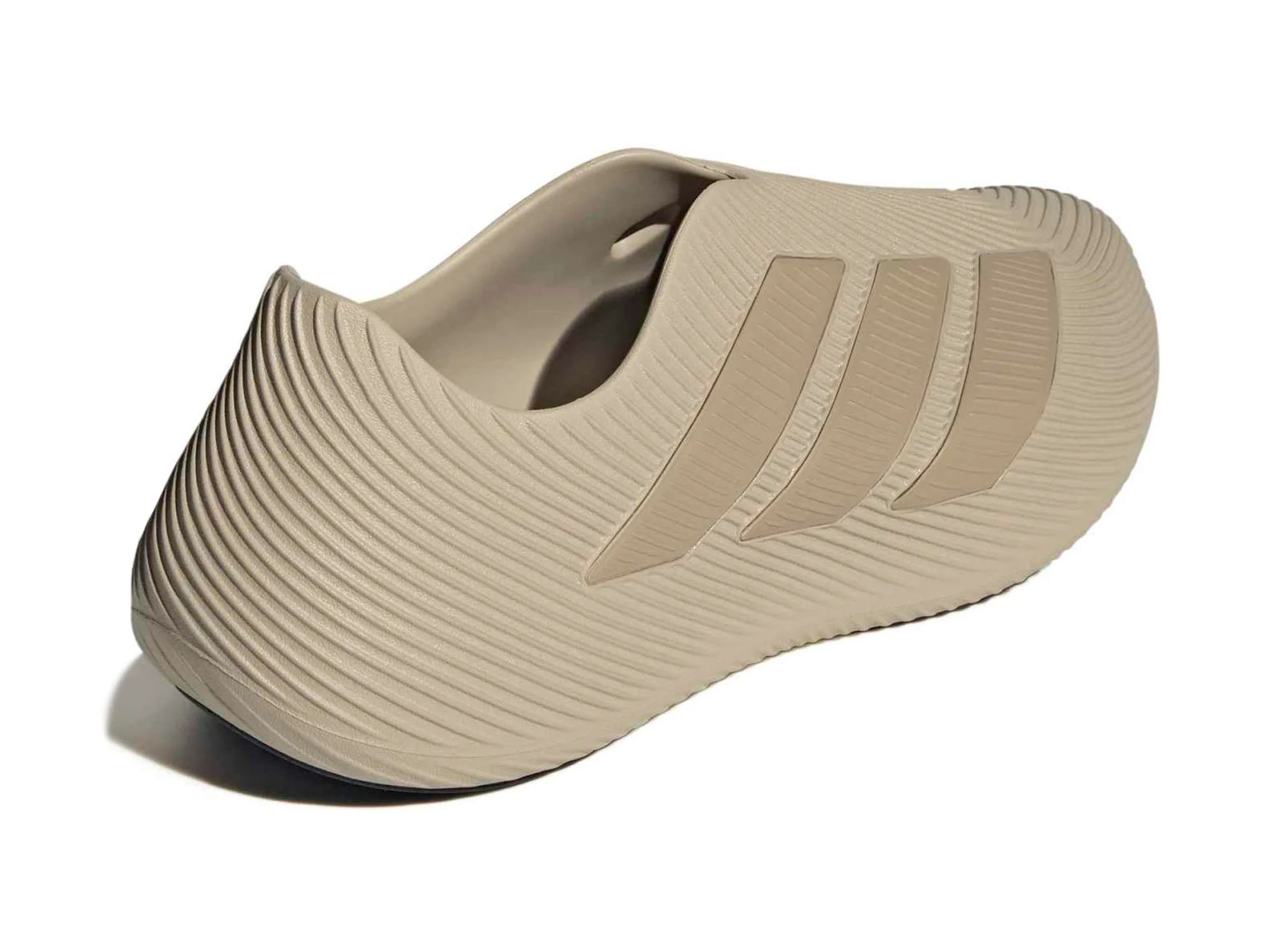 Adidas Purechill Slides in Khaki / Gold - Image 2
