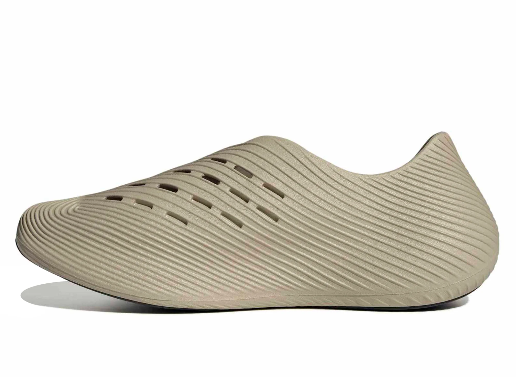 Adidas Purechill Slides in Khaki / Gold - Image 3