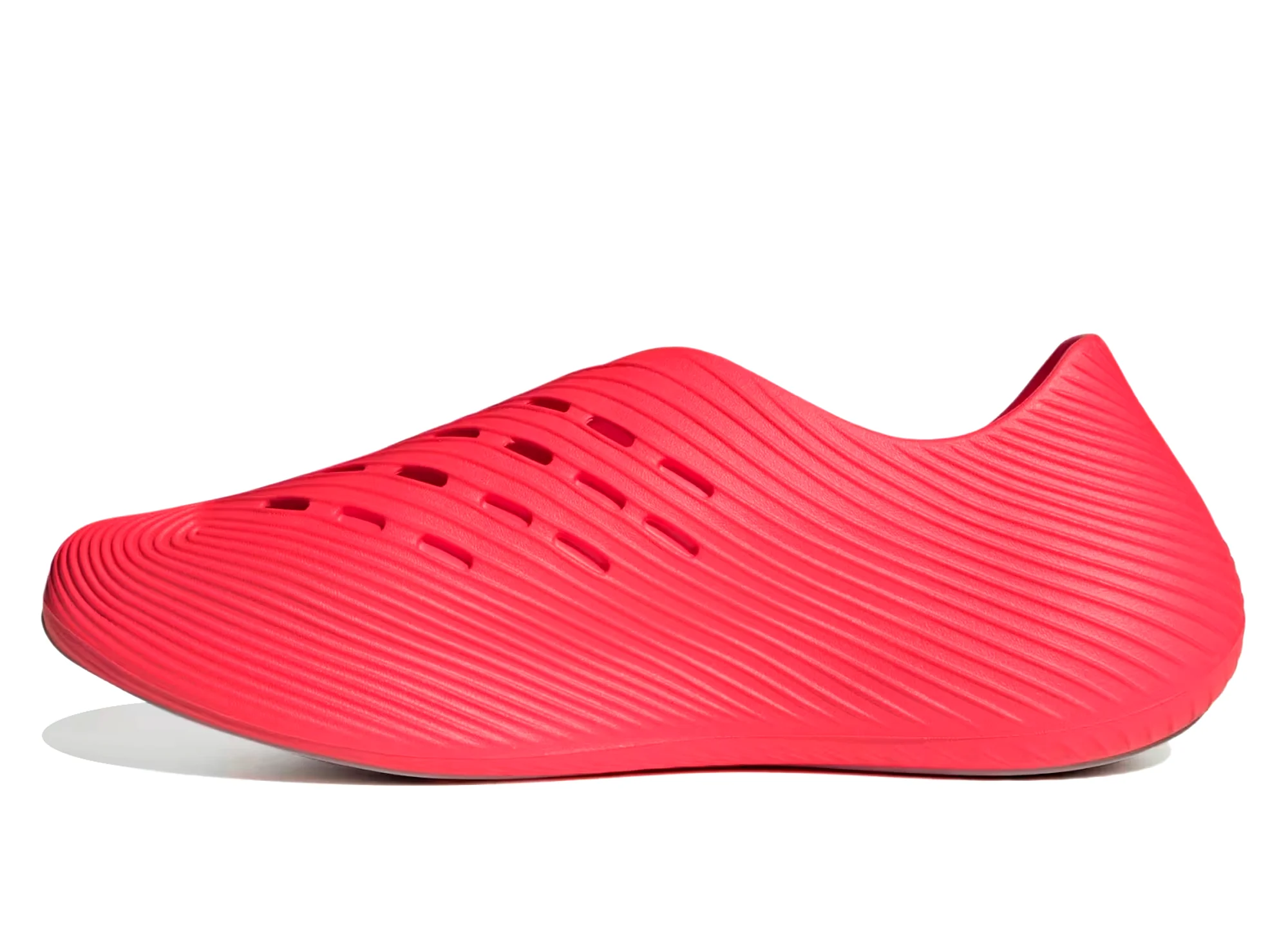 Adidas Purechill Slides in Lucid Red / Matte Silver - Image 3