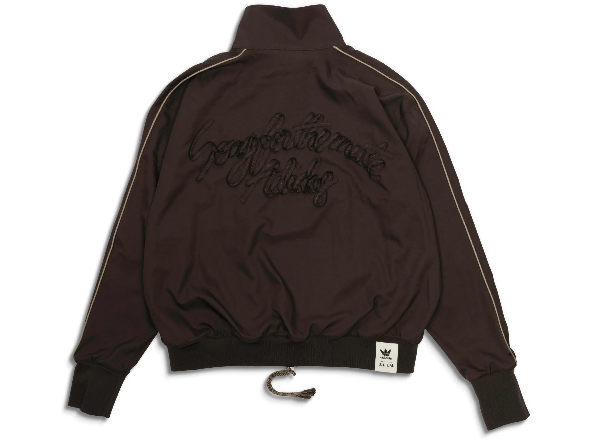 Adidas SFTM Woven Jacket in Brown "SONG FOR THE MUTE" - Image 3