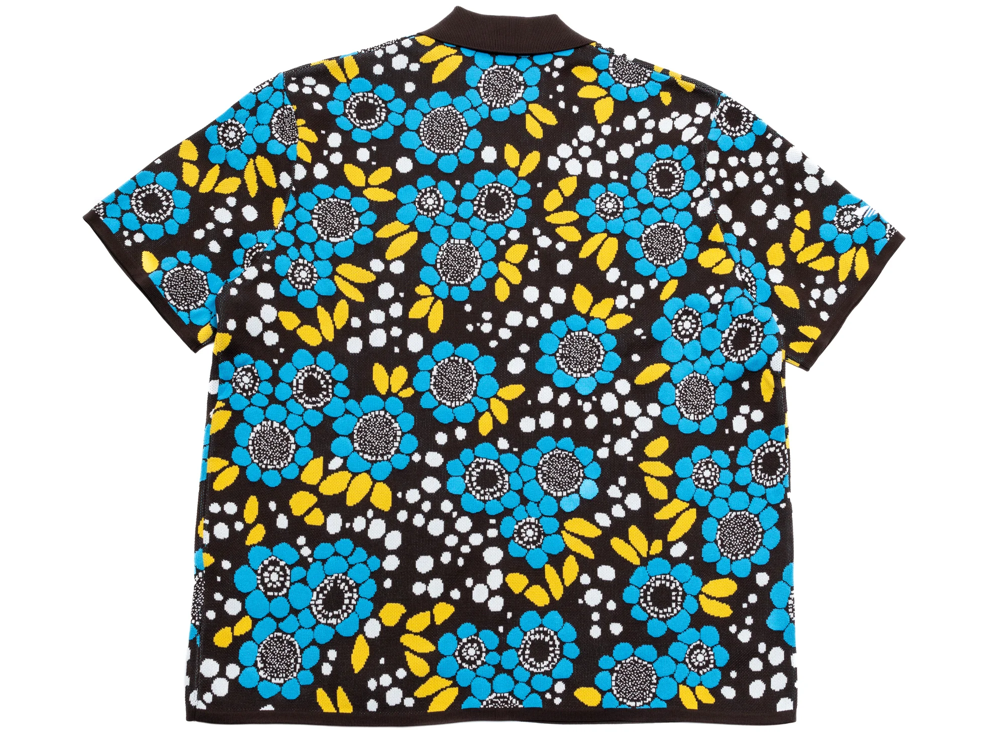 Adidas Wales Bonner Knit Floral Polo - Image 2