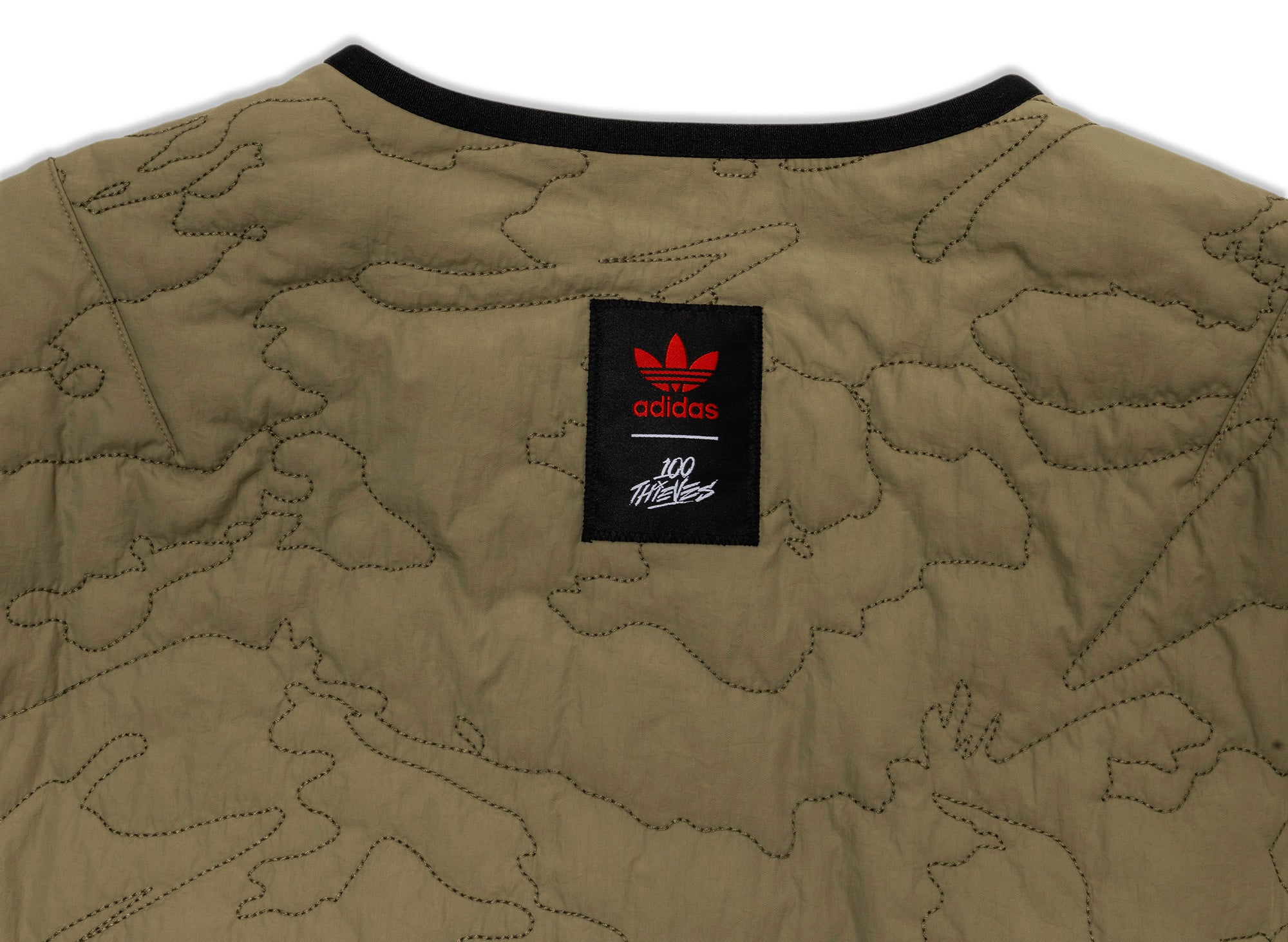 Adidas x 100 Thieves Quilted Liner Jacket - Image 3