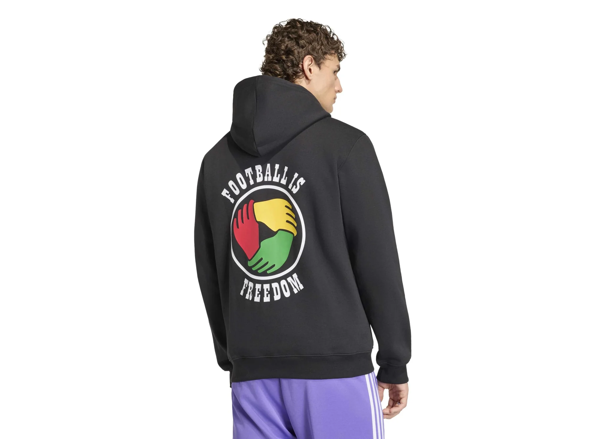 Adidas x Bob Marley OG Hoodie in Black - Image 3