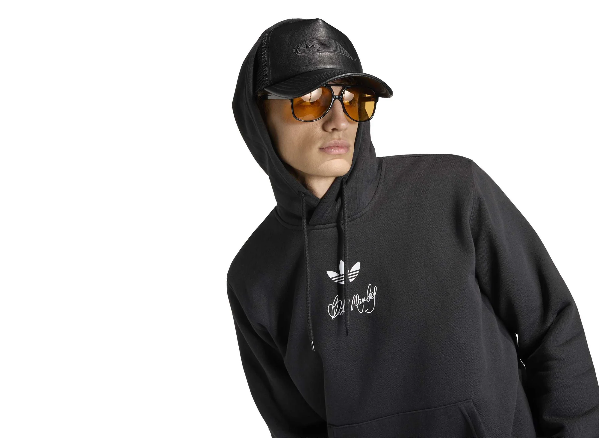 Adidas x Bob Marley OG Hoodie in Black - Image 5