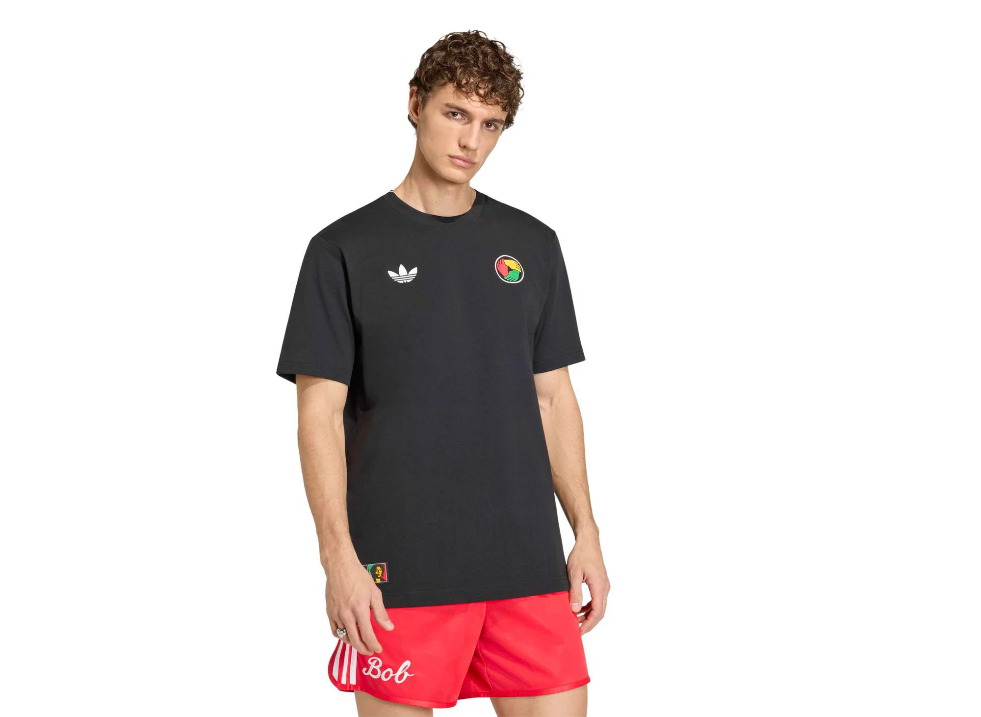 Adidas x Bob Marley OG Tee in Black - Image 2