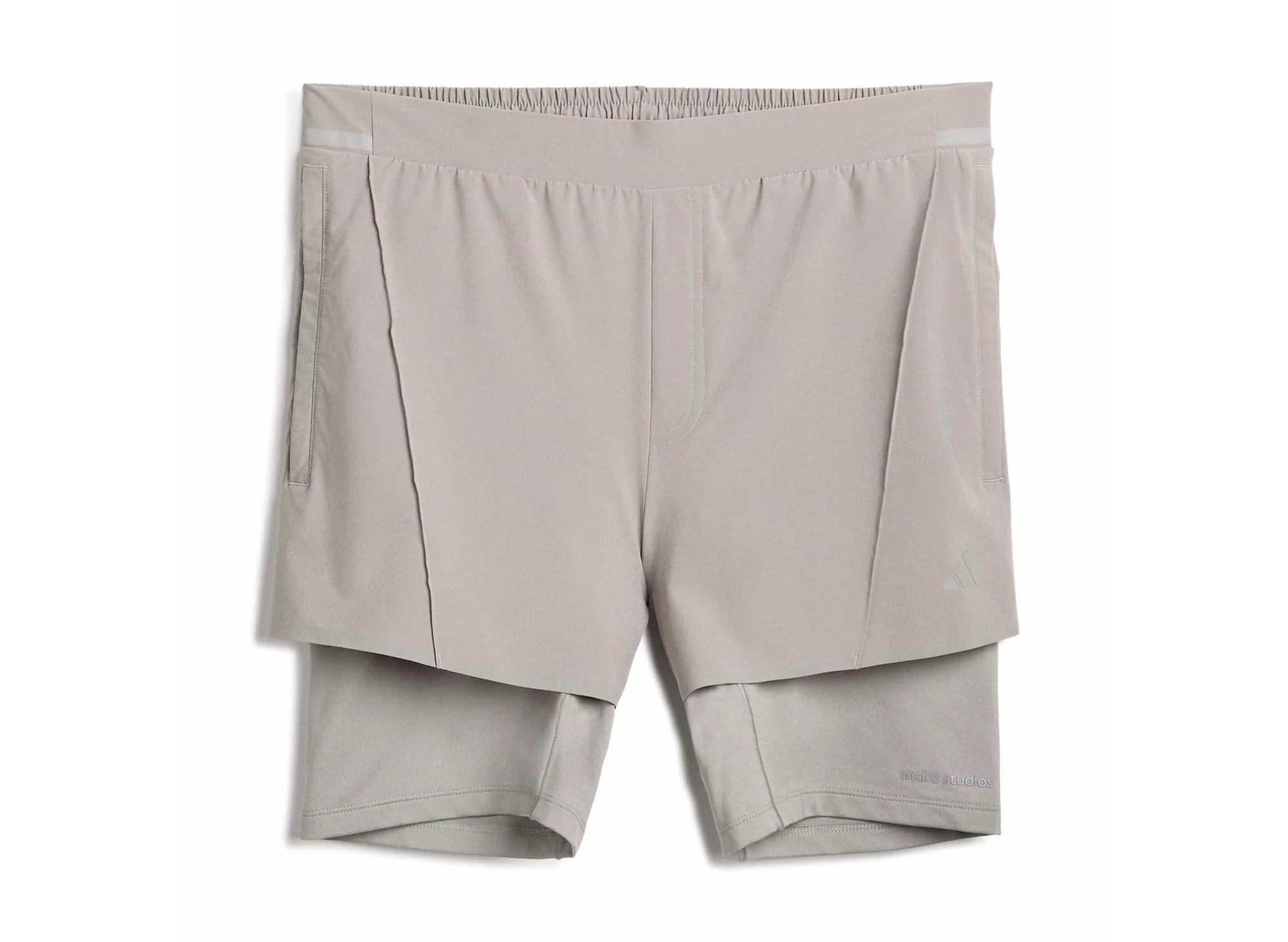 Adidas x Entire Studios D4T 2in1 Short in Dove Grey - Image 6