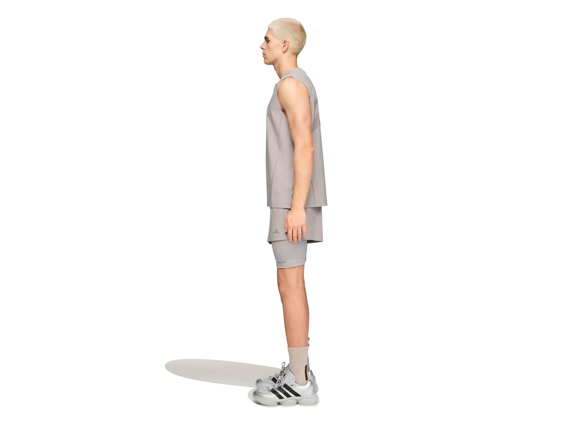 Adidas x Entire Studios D4T Tank in 'Dove Grey' - Image 2