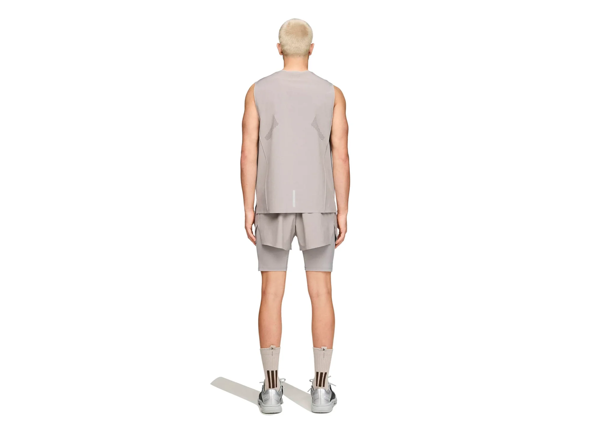 Adidas x Entire Studios D4T Tank in 'Dove Grey' - Image 3
