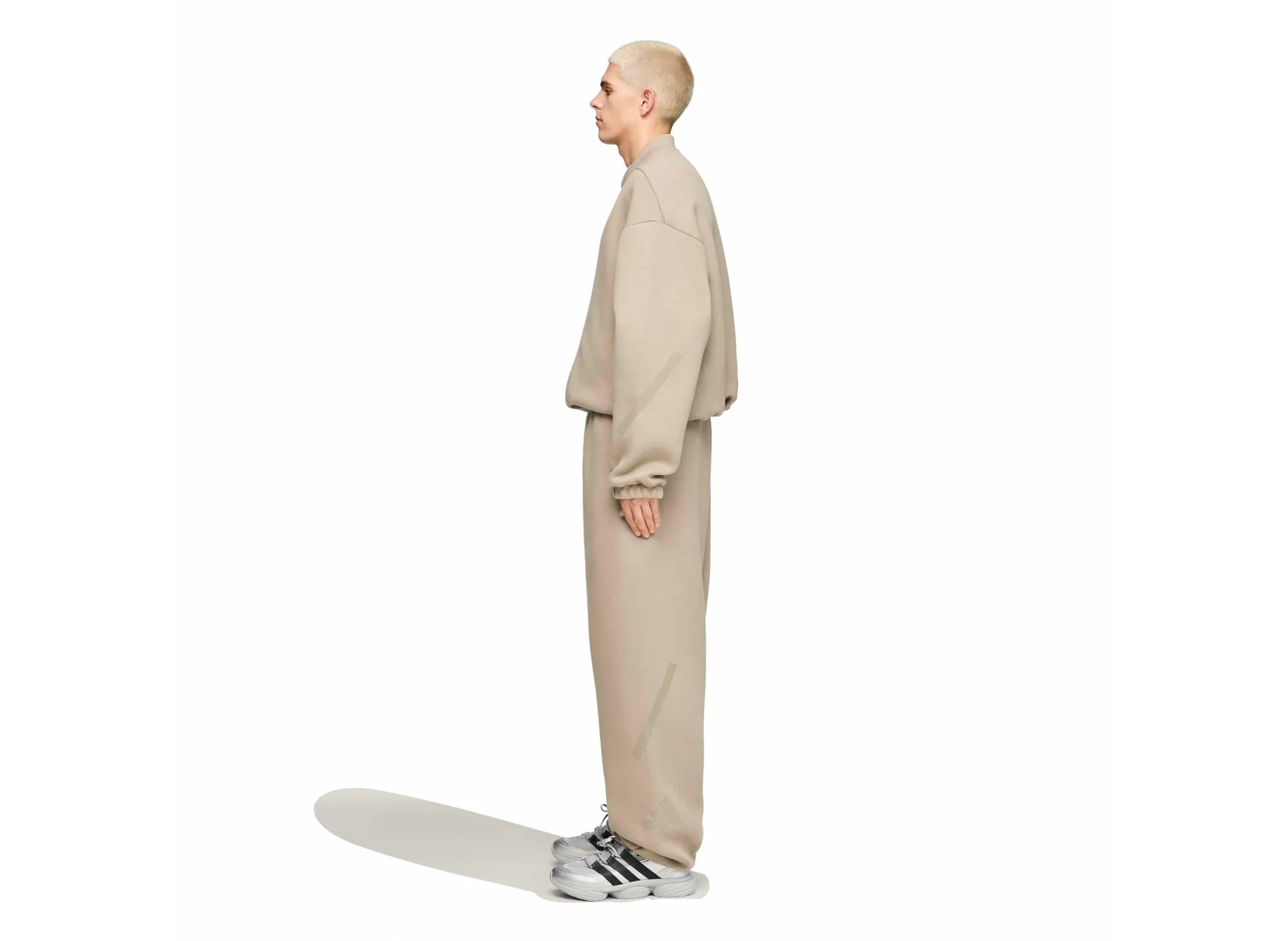 Adidas x Entire Studios Z.N.E. Track Pant in Putty Beige - Image 2
