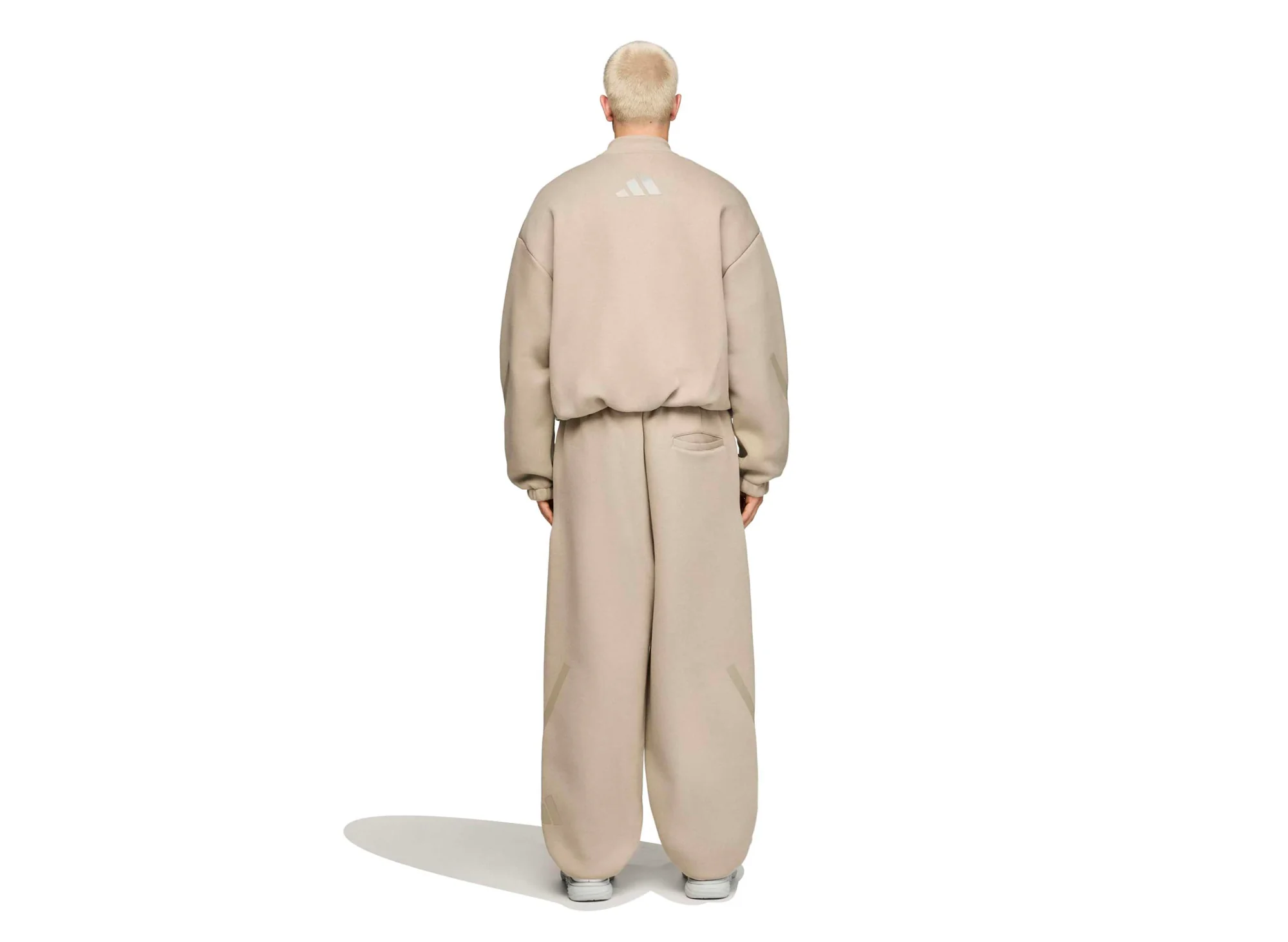 Adidas x Entire Studios Z.N.E. Track Pant in Putty Beige - Image 3