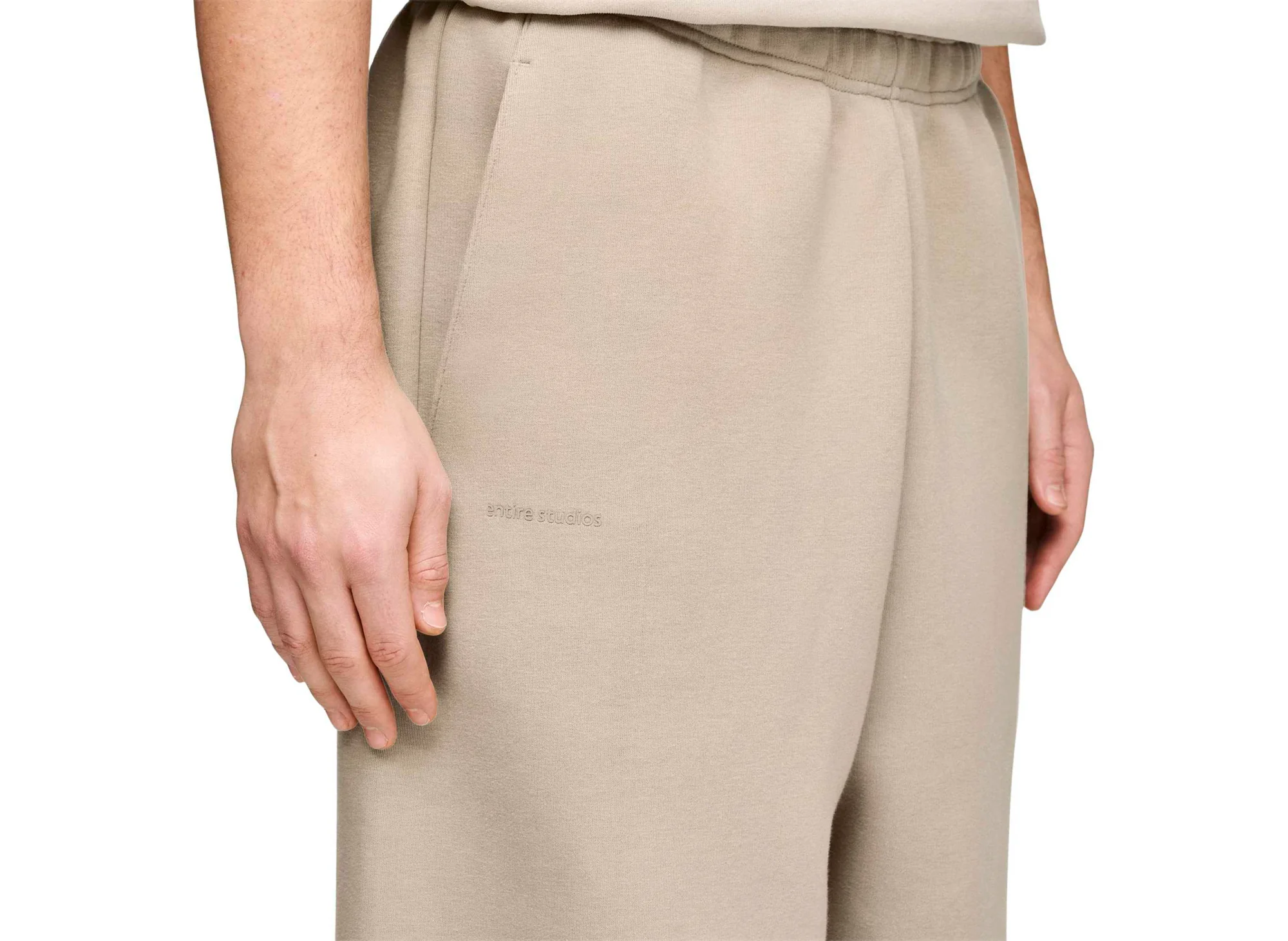 Adidas x Entire Studios Z.N.E. Track Pant in Putty Beige - Image 6