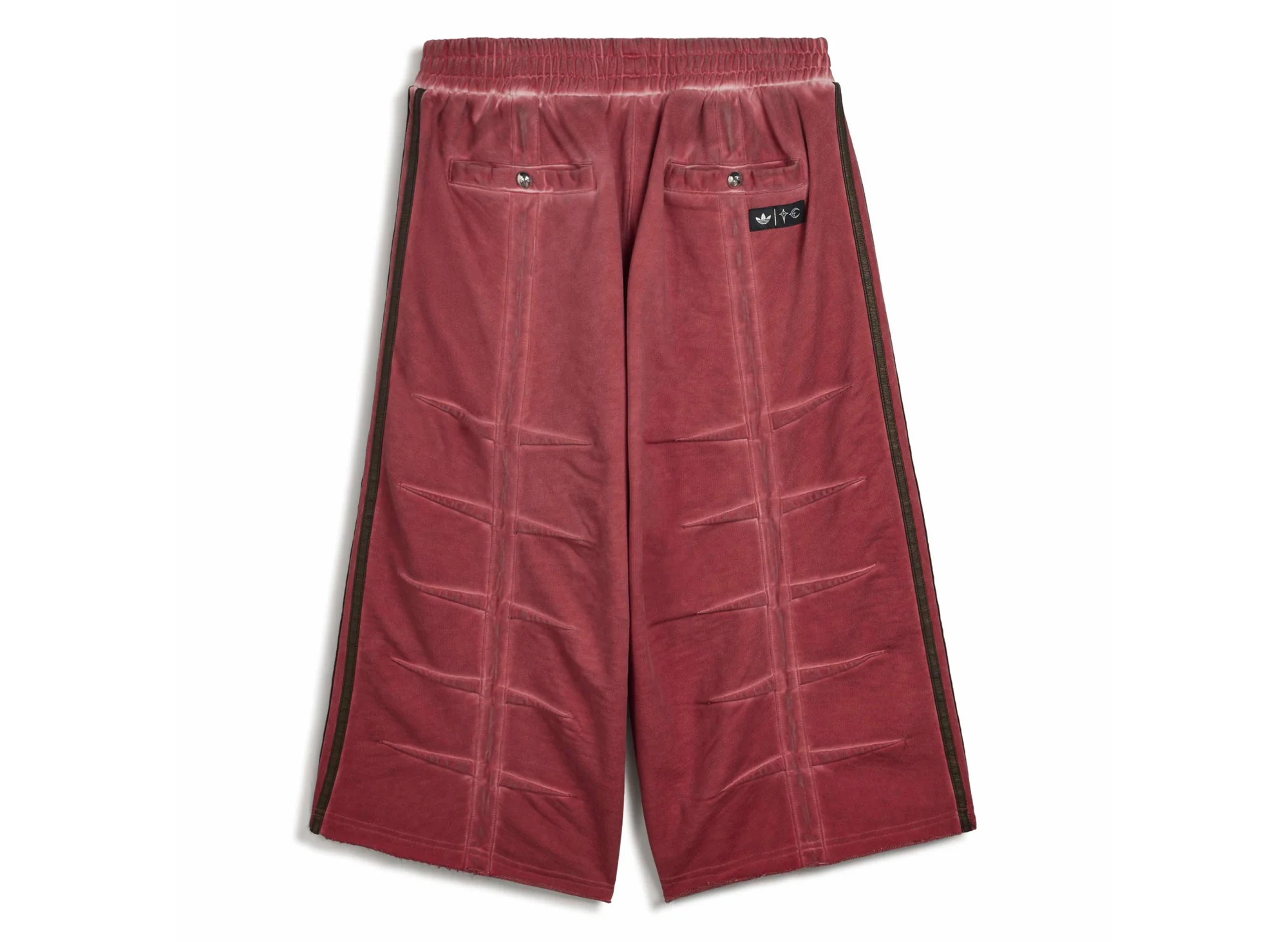Adidas x Thug Club Sweat Jorts in Power Red - Image 2