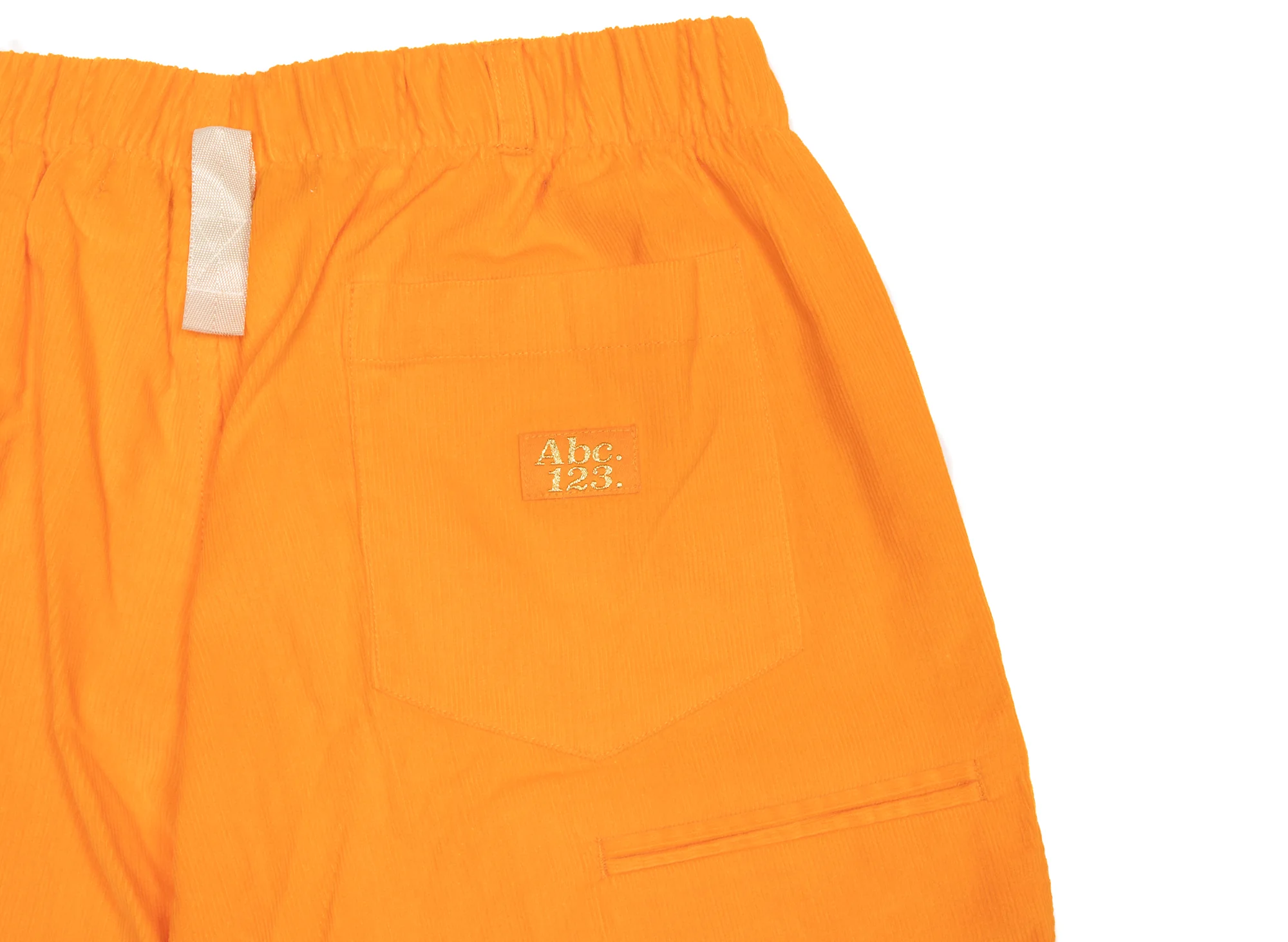 Advisory Board Crystals Abc. 123. Corduroy Work Pants in Carnelian Orange - Image 2
