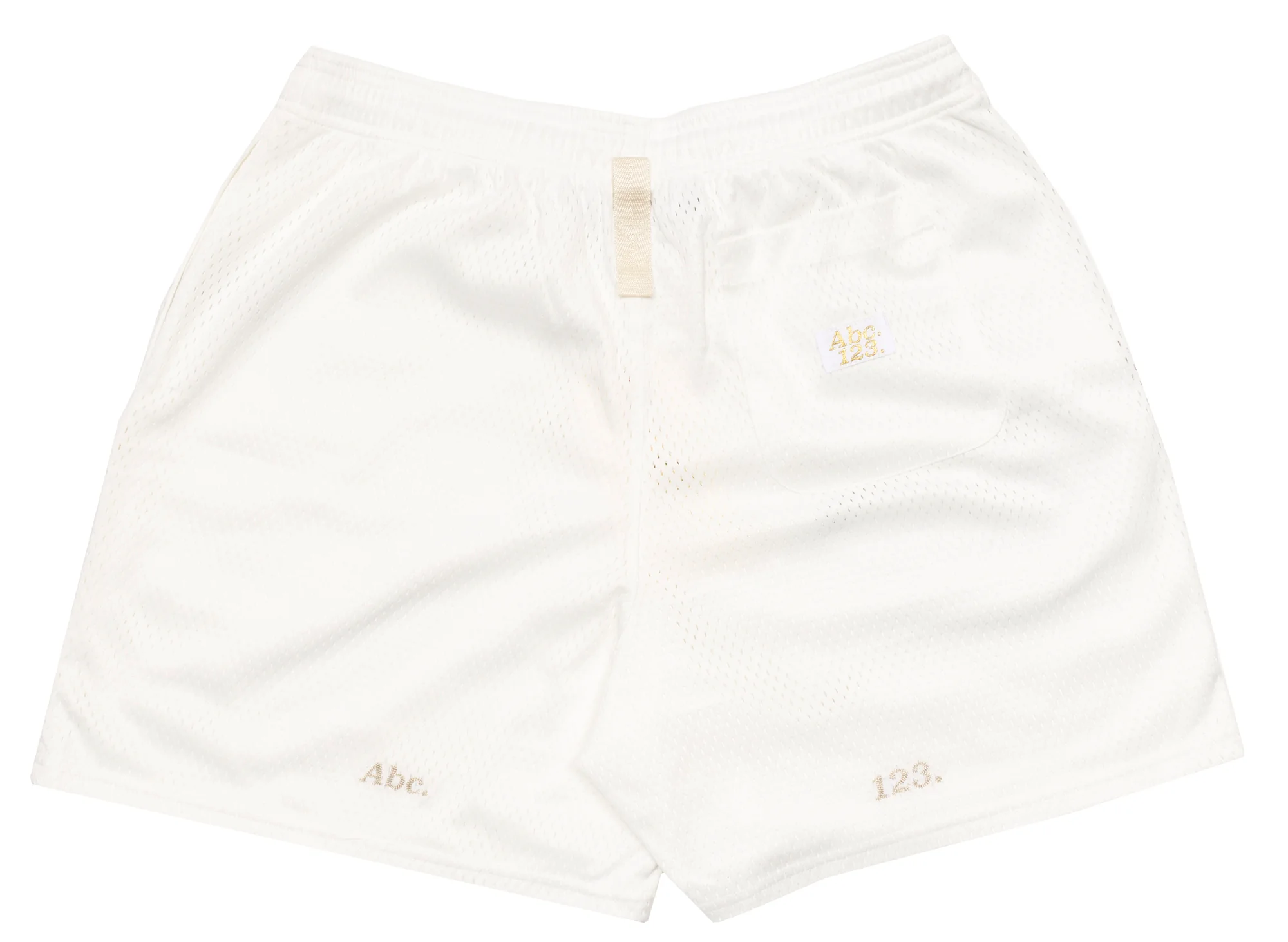 Advisory Board Crystals Abc. 123. Mesh Shorts in Selenite - Image 2
